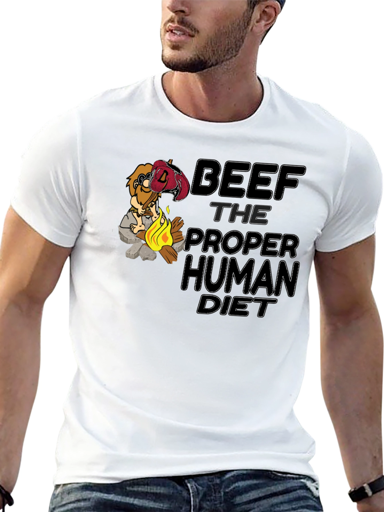 Black Beef: The Proper Human Diet T-Shirt view 13