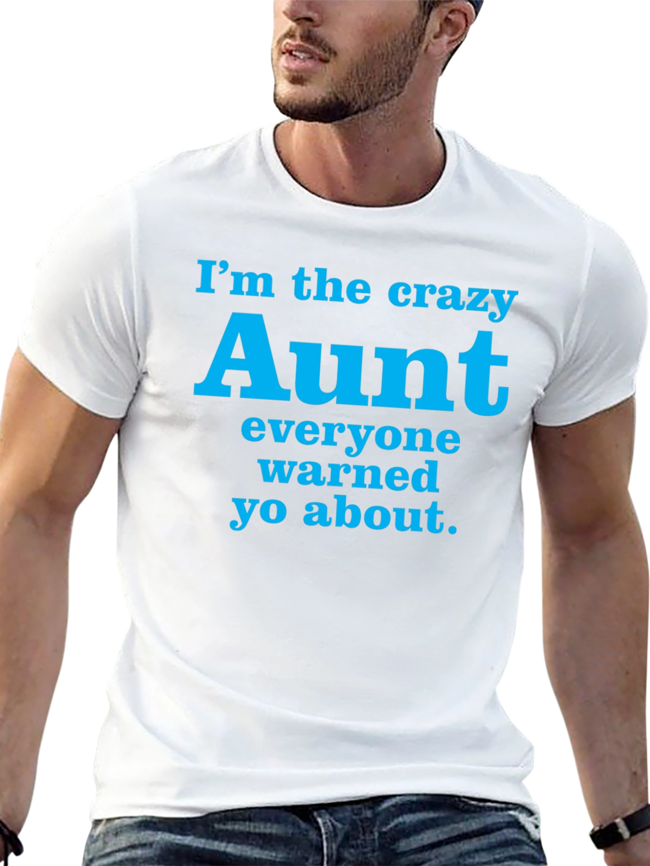 Black Crazy Aunt T-Shirt - Funny Aunt Gift Tee view 13