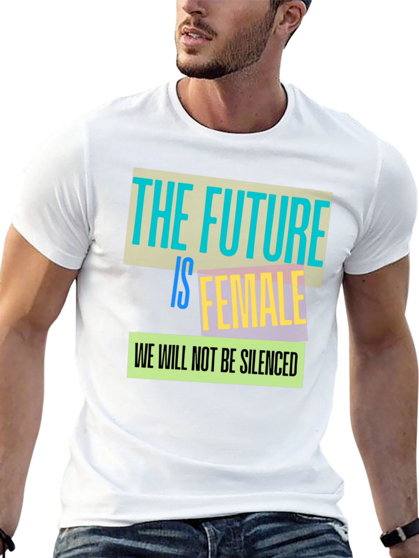 Black The Future Is Female Graphic Tee view 13