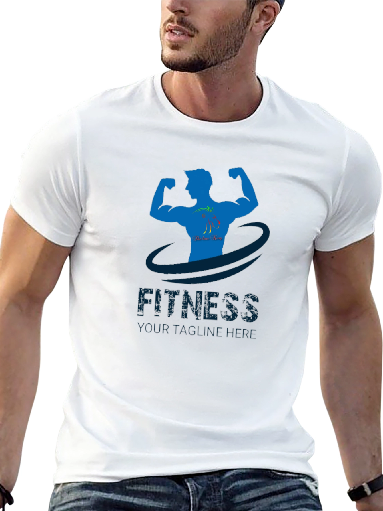 Black Fitness Motivation T-Shirt - Gym Workout Apparel view 13
