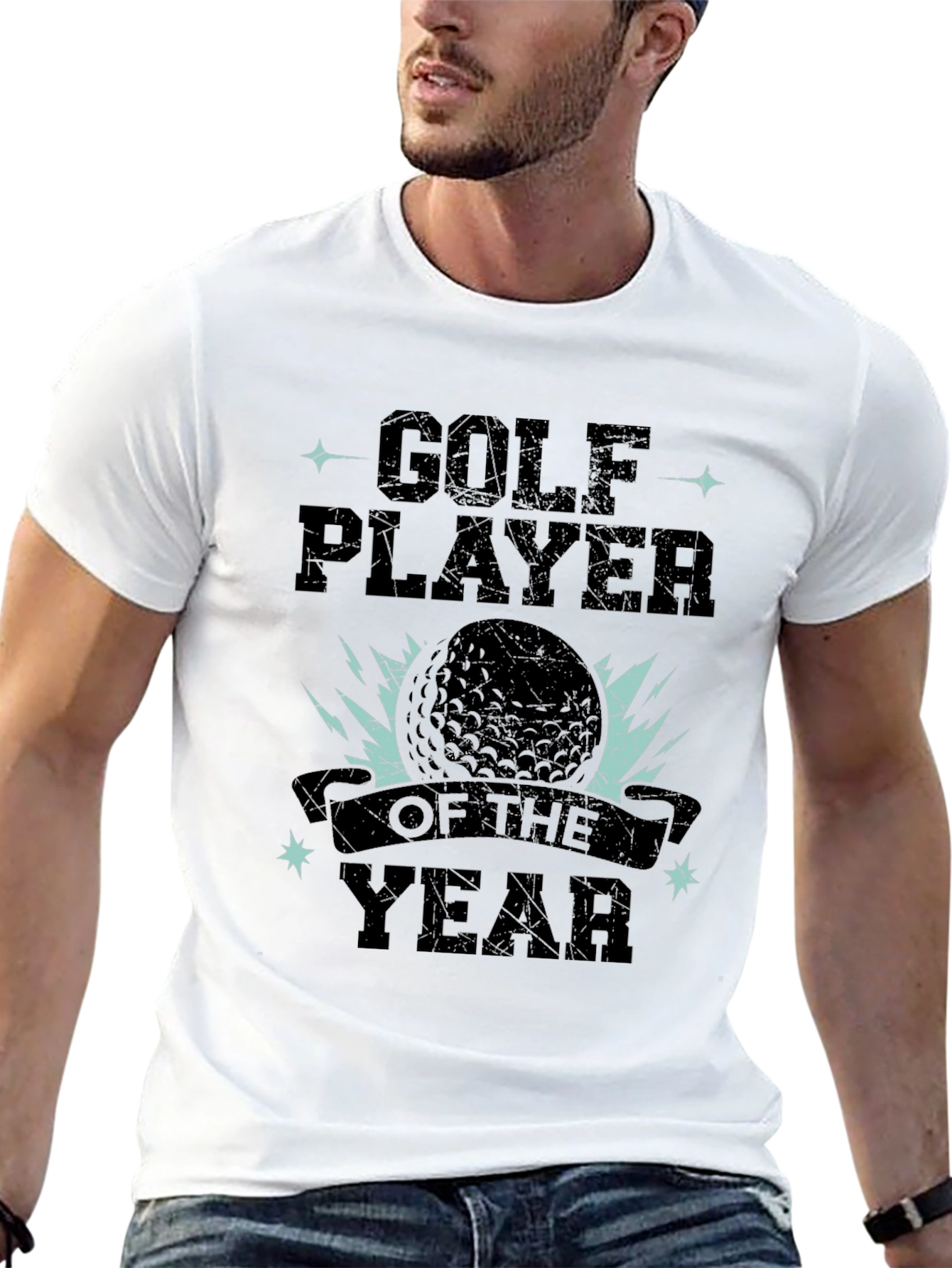 Black Golf Player of the Year T-Shirt view 13