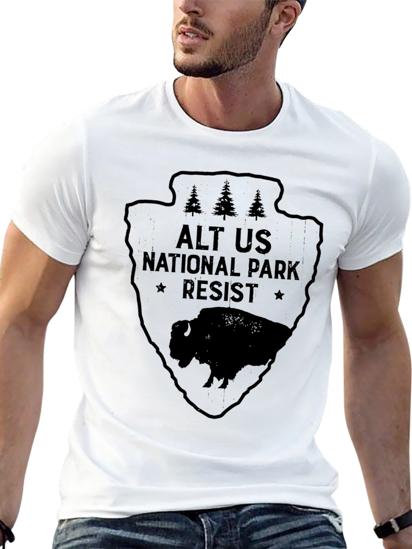 Black Alt US National Park Resist T-Shirt view 13
