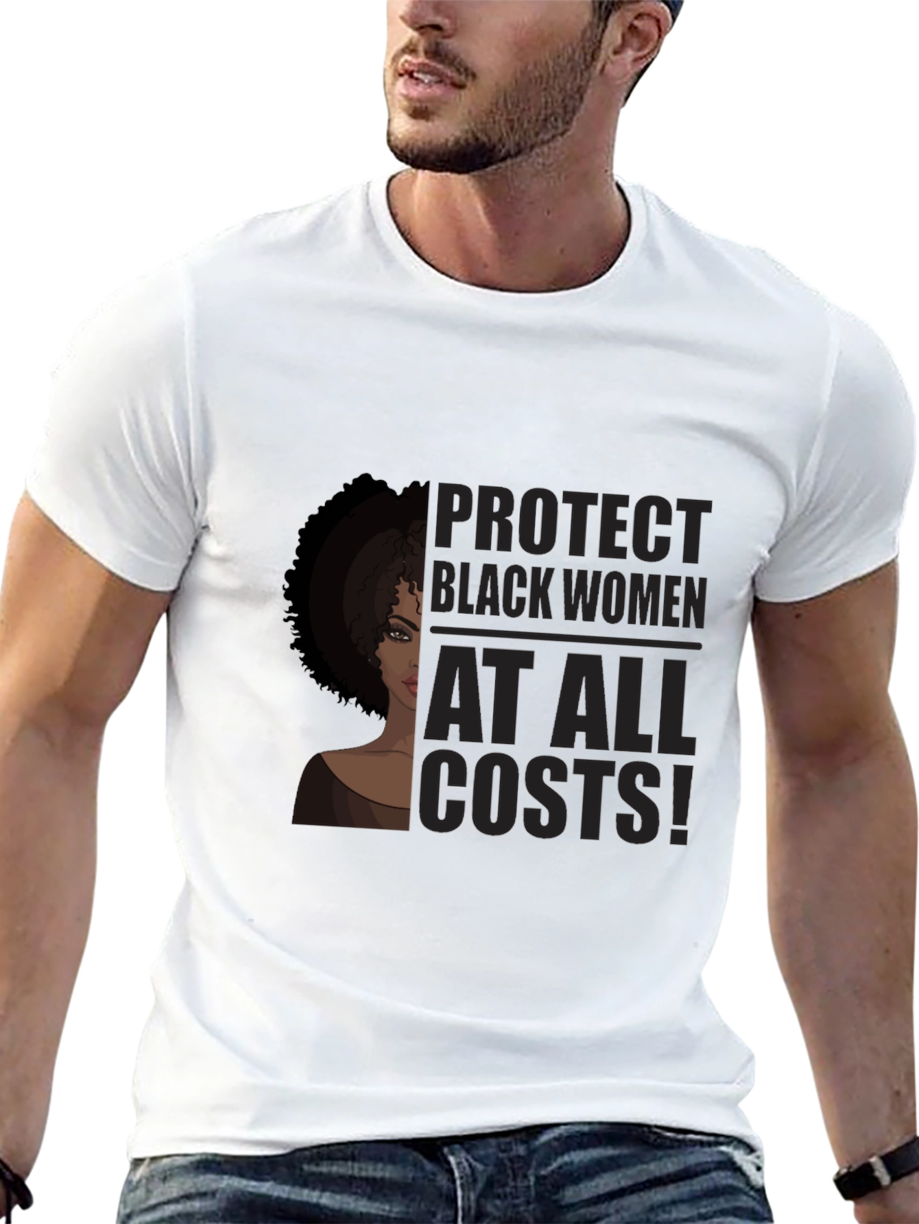 Black Protect Black Women T-Shirt view 13