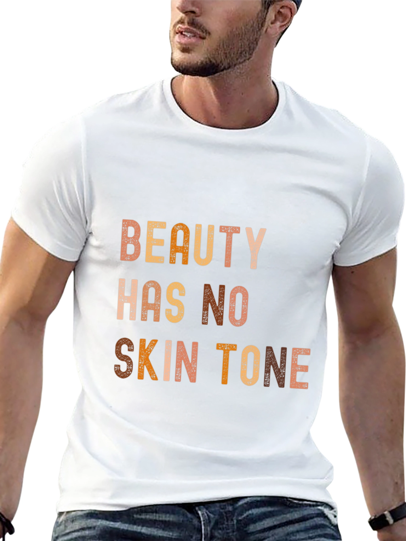 Black Beauty Has No Skin Tone Graphic Tee - Unisex view 13