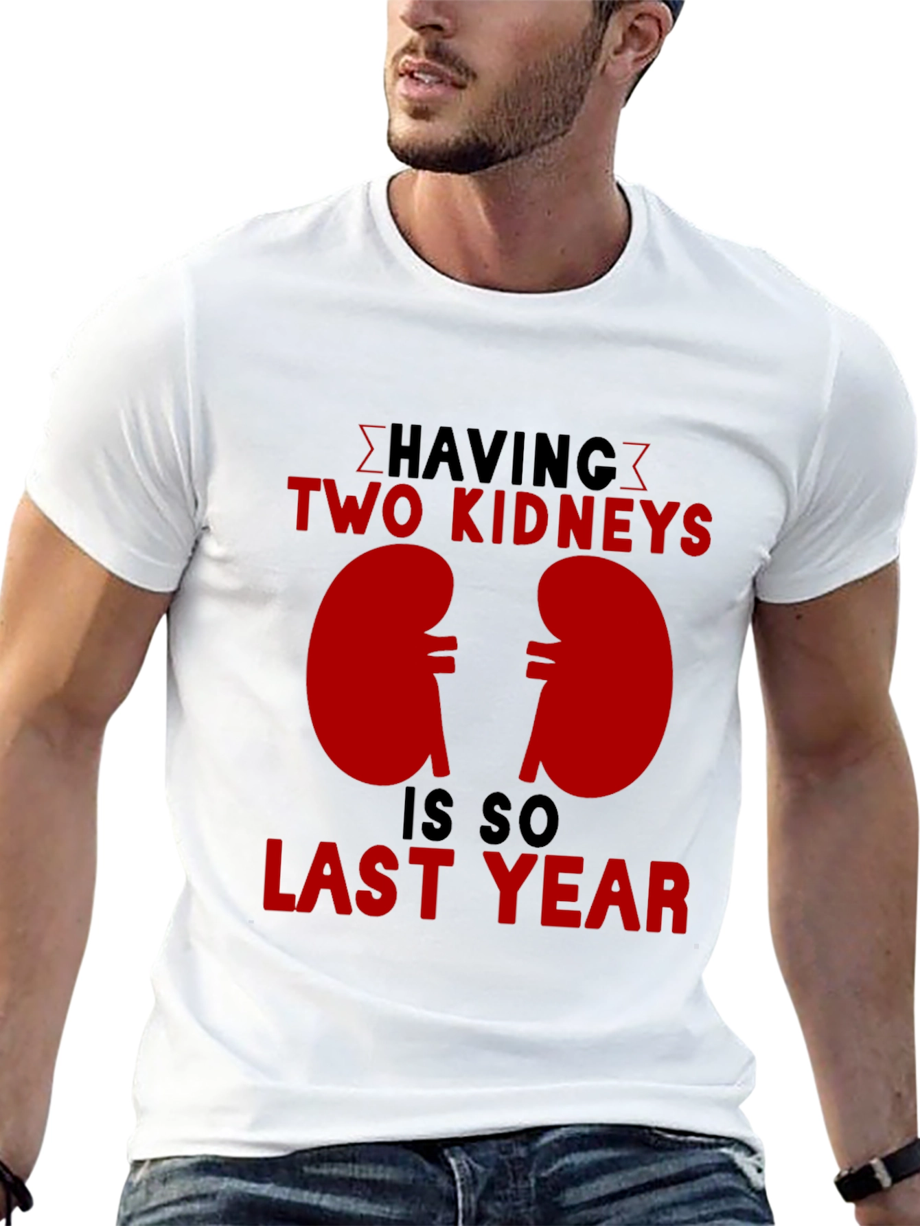 Black Funny Kidney Transplant T-Shirt view 13
