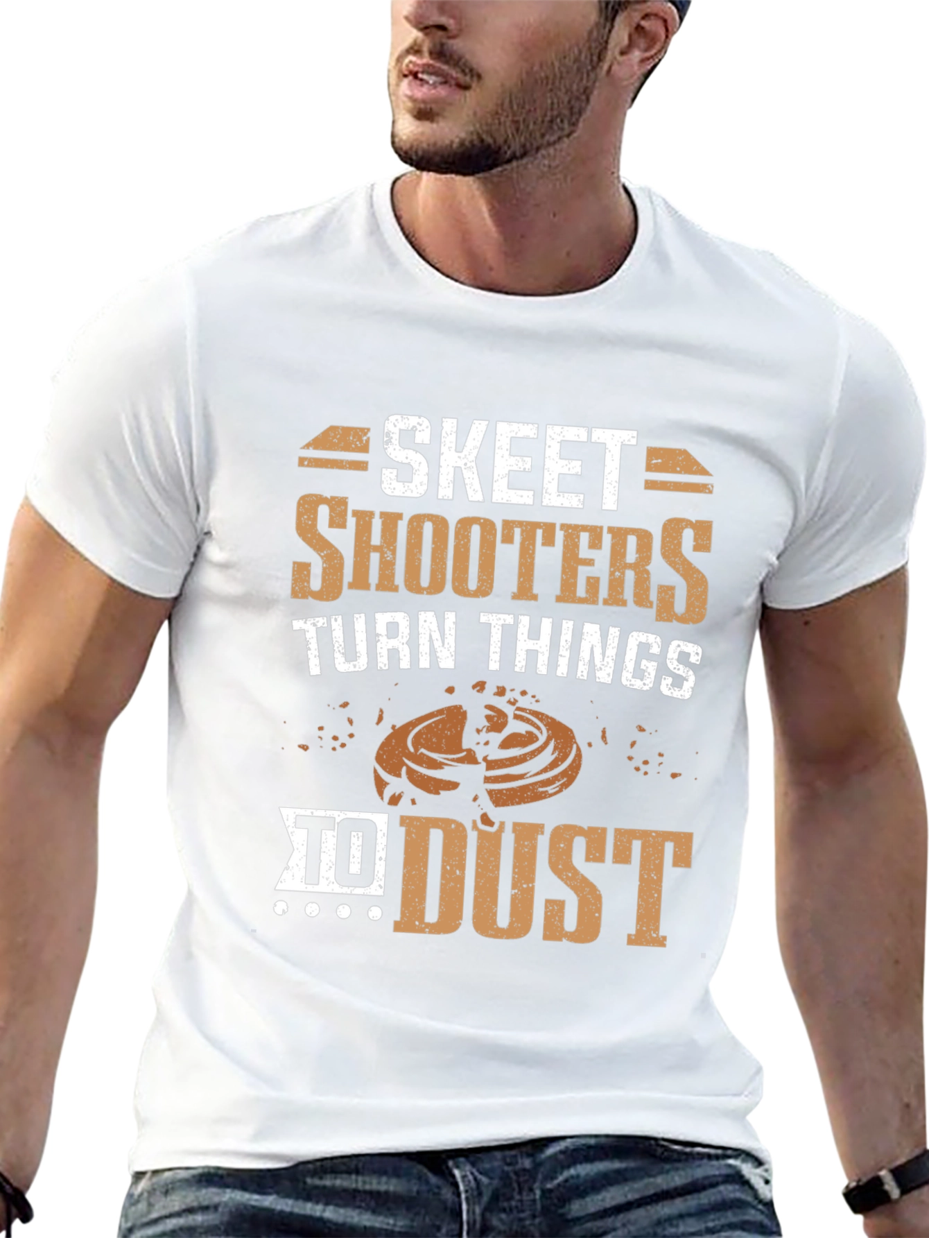 Black Skeet Shooters Turn Things to Dust T-Shirt view 13