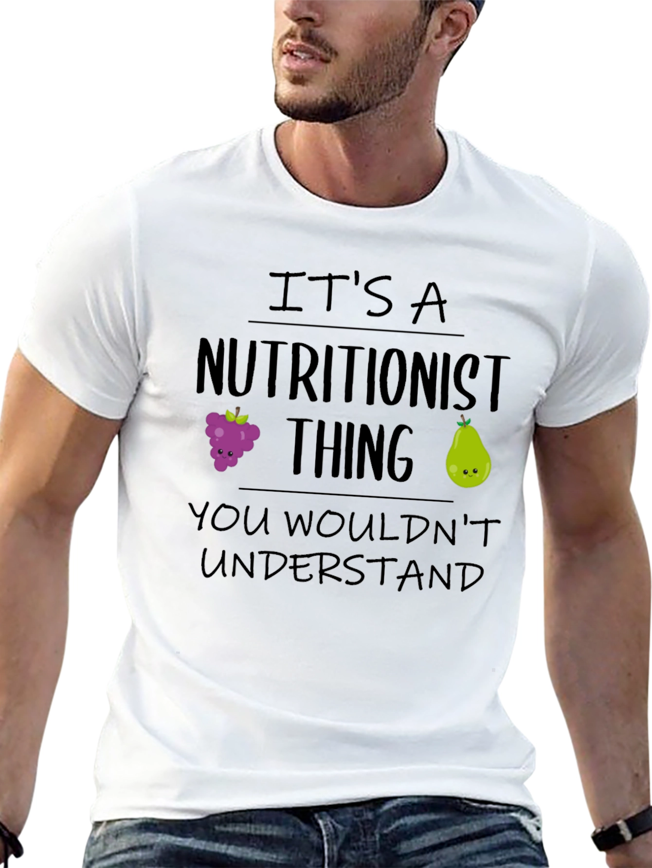 Black Nutritionist Thing T-Shirt - Funny Foodie Tee view 13