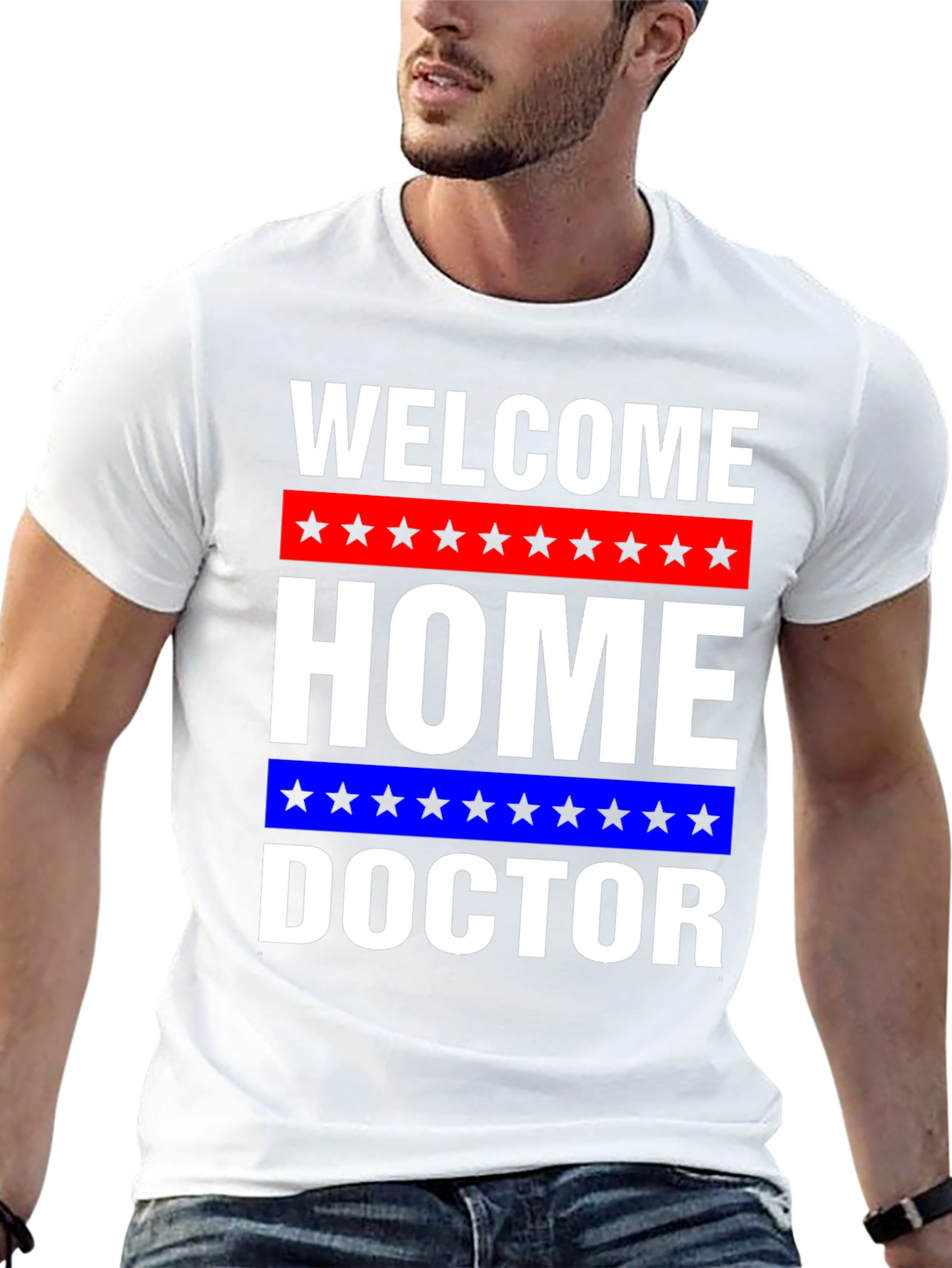 Black Welcome Home Doctor Graphic T-Shirt view 13