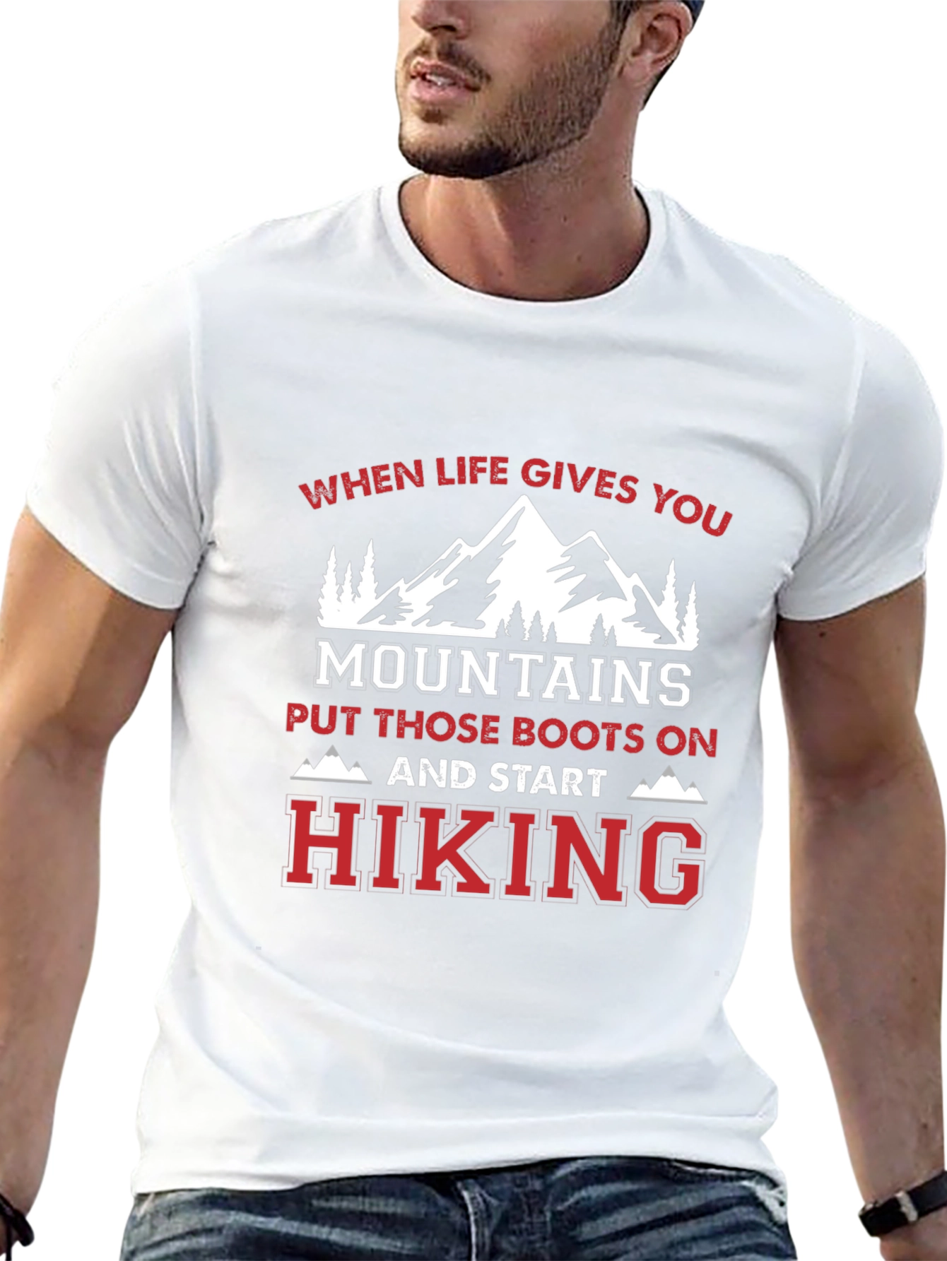 Black Hiking Adventure Graphic Tee view 13