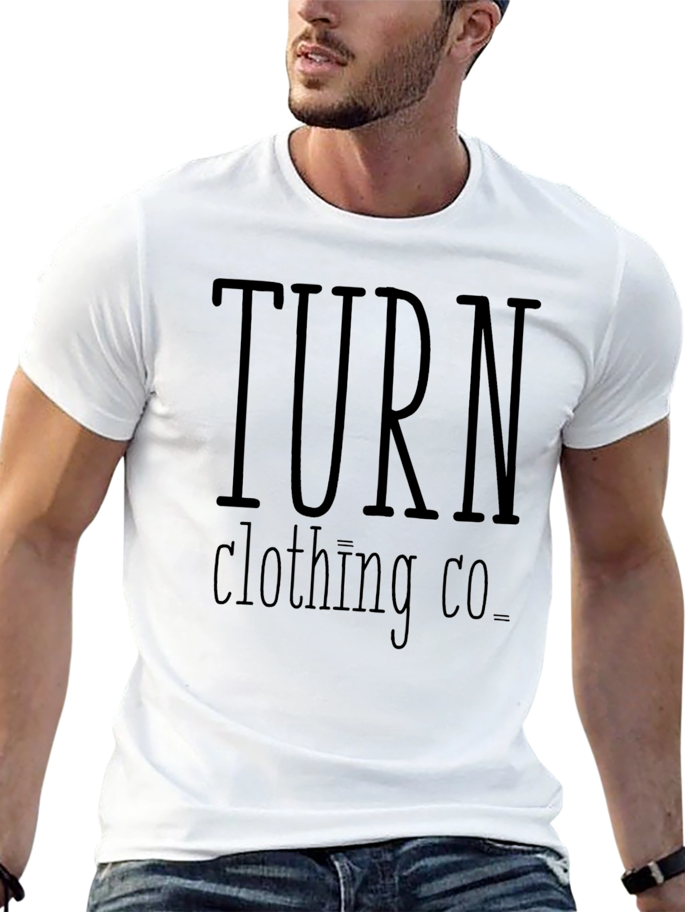 Black Turn Clothing Co. Black Graphic T-Shirt view 13