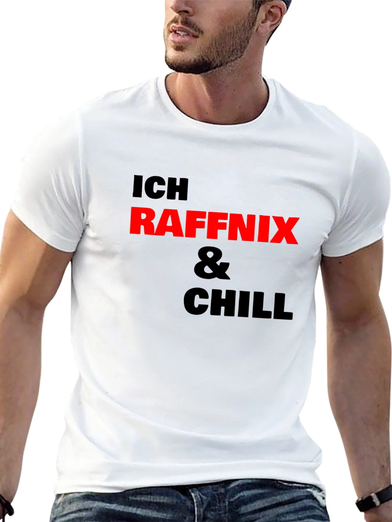Black Ich Raffnix & Chill Black T-Shirt view 13