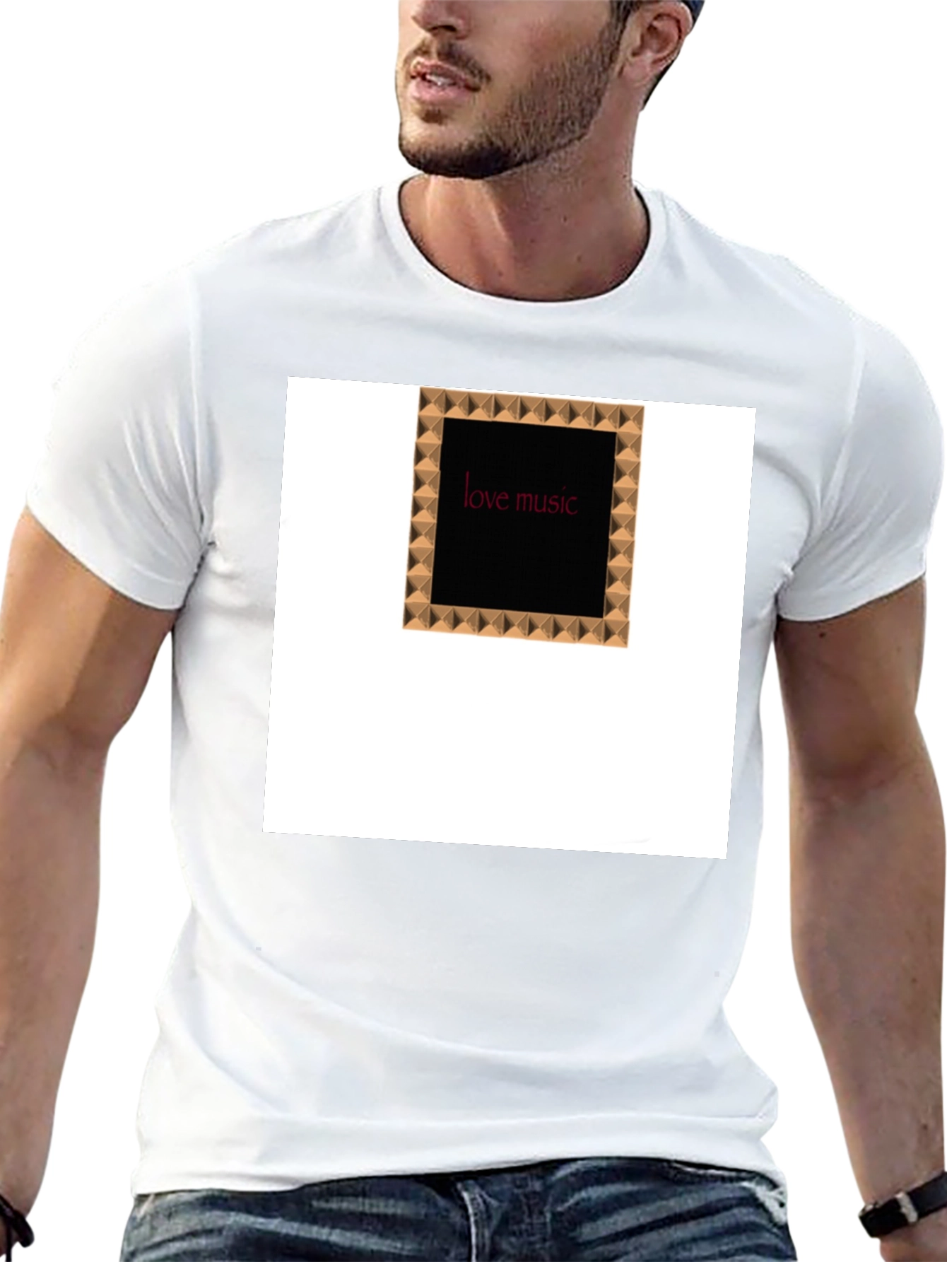 Black Love Music Tee - Black T-Shirt view 13