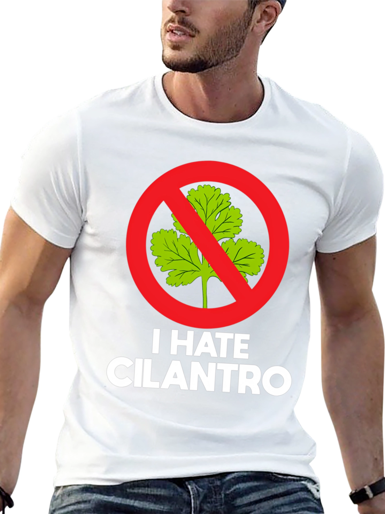 Black I Hate Cilantro Graphic Tee view 13