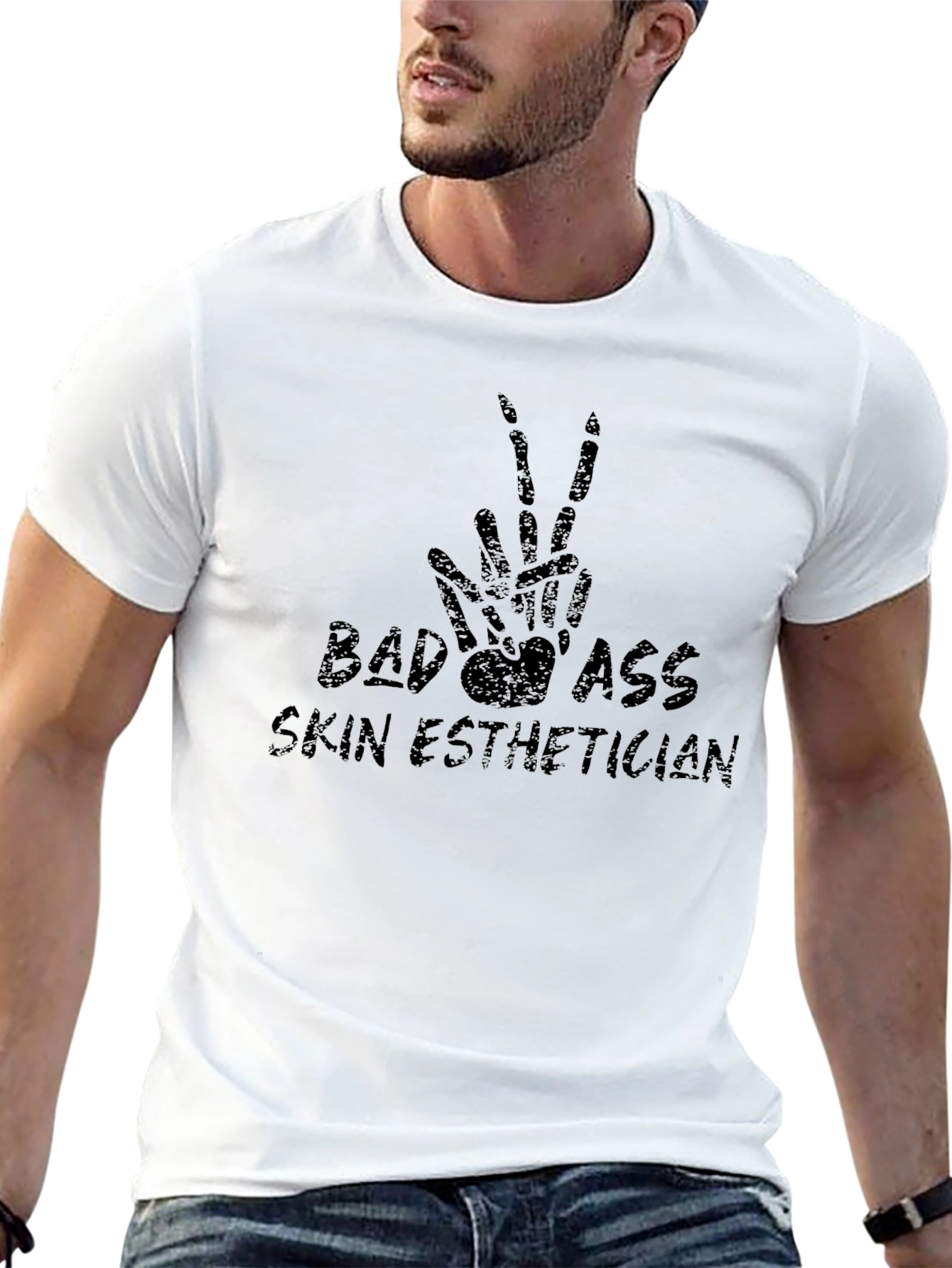 Badass Skin Esthetician Graphic T-Shirt - 13