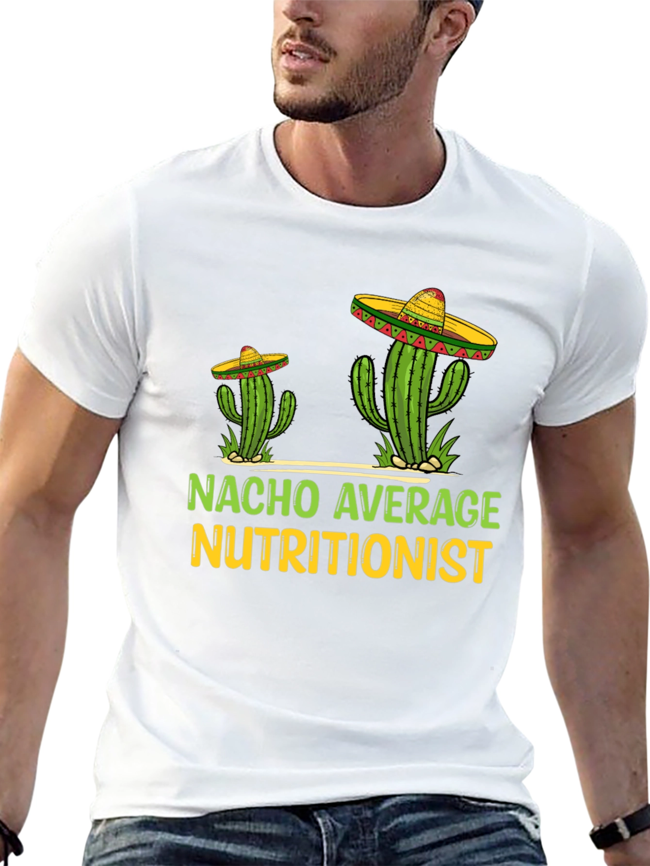Black Nacho Average Nutritionist Graphic Tee view 13