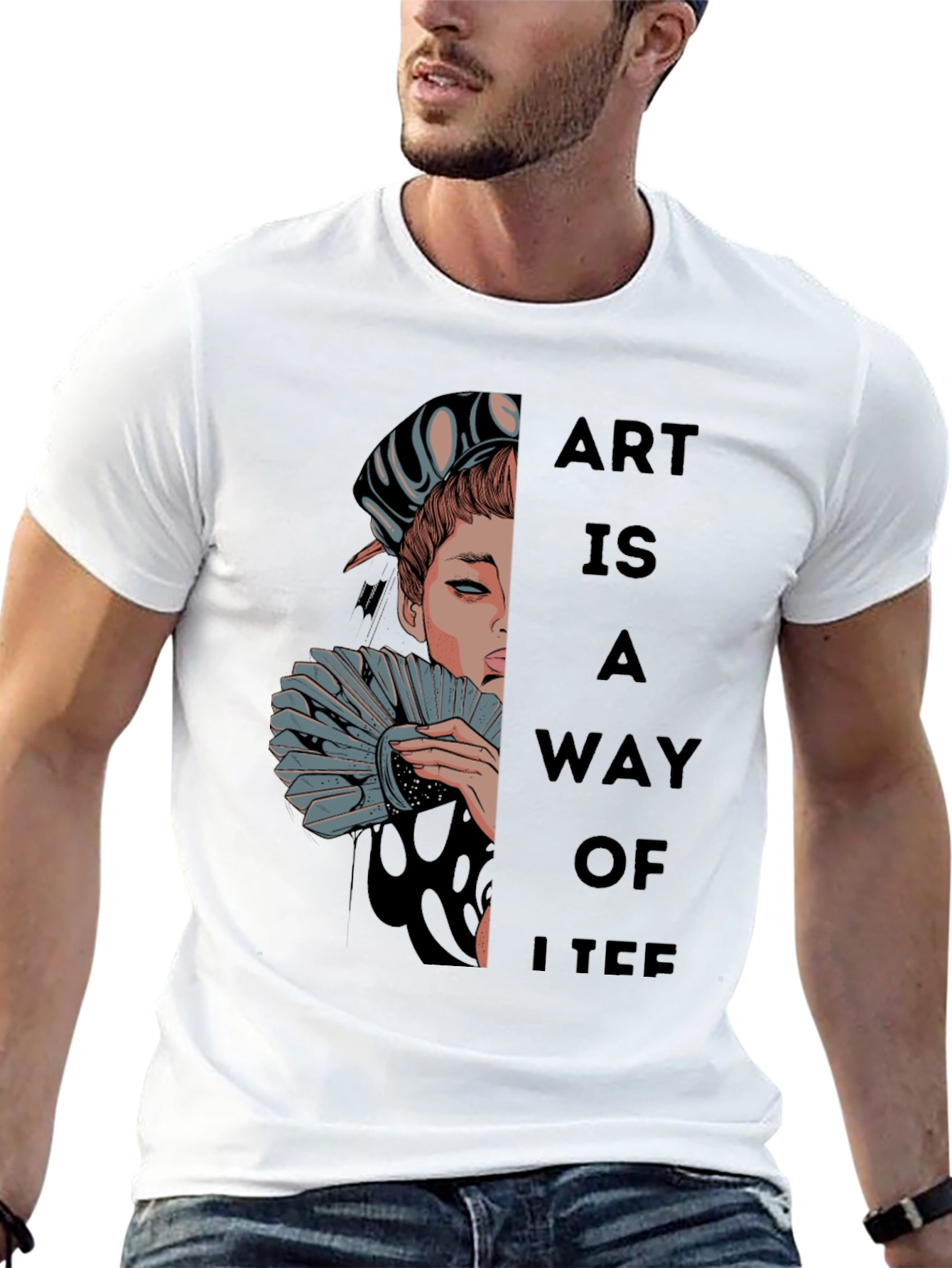 Black Art Is A Way Of Life Graphic Tee view 13