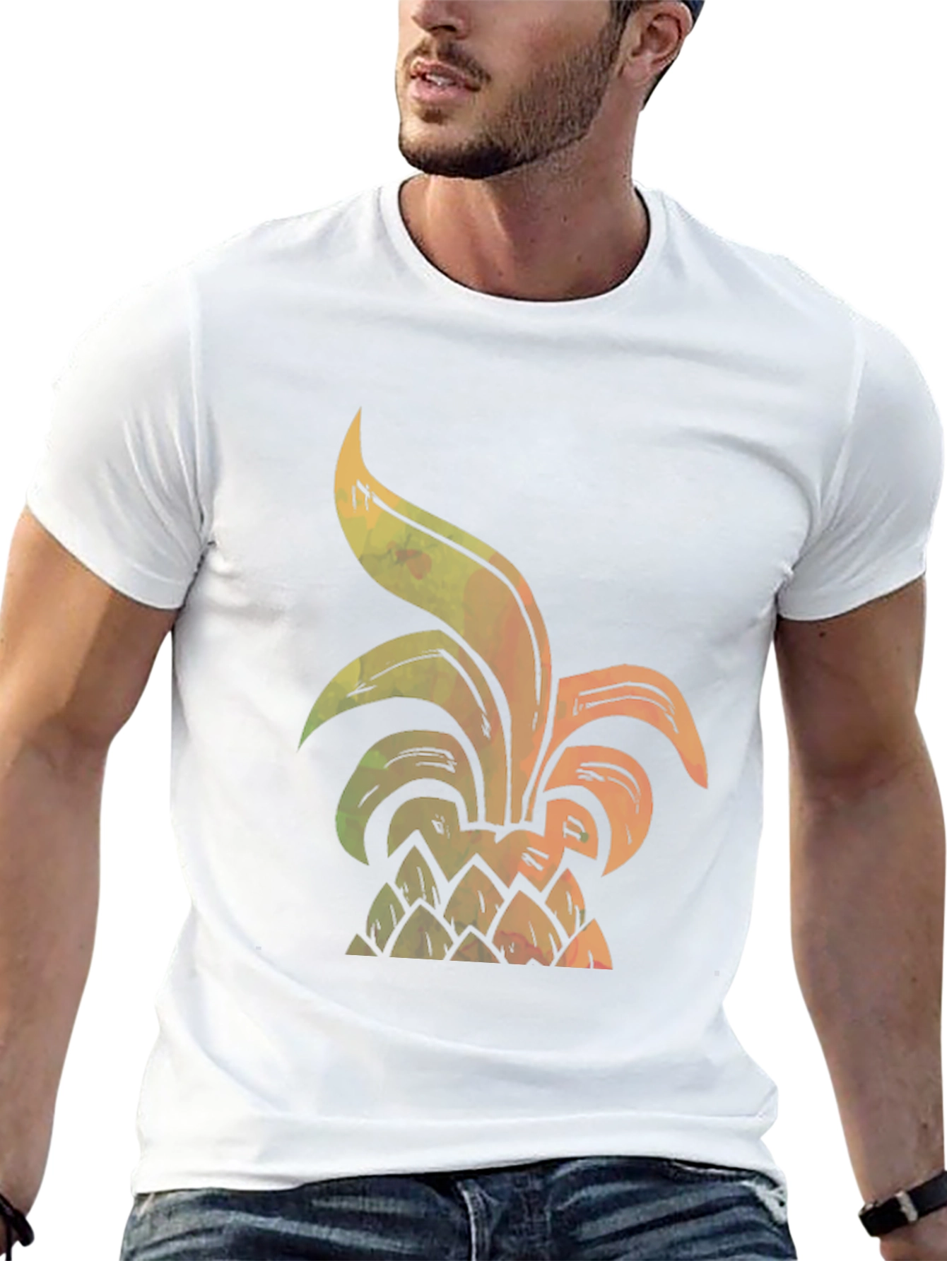 Black Pineapple Graphic Tee - Tropical Vibes view 13
