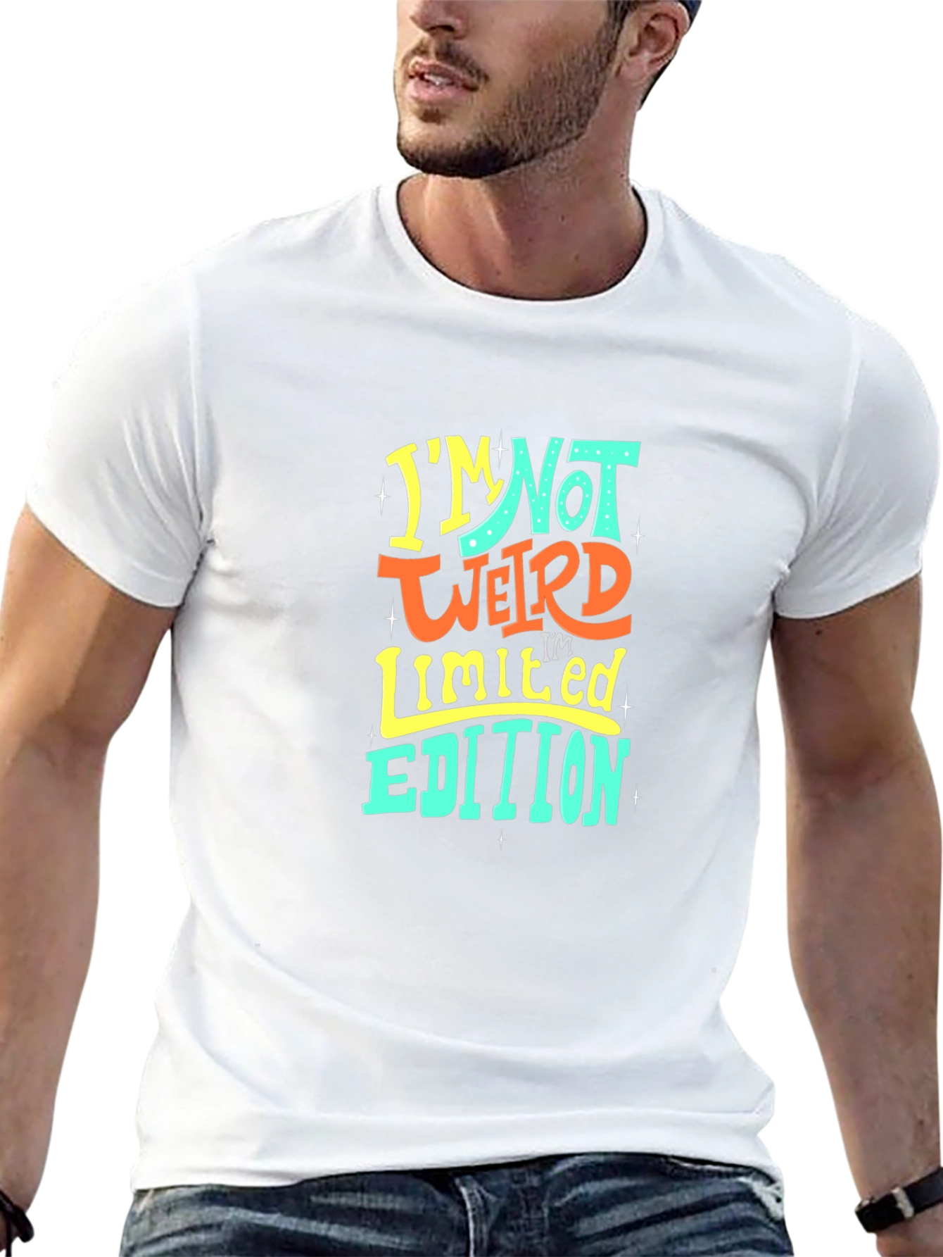 Black I'm Not Weird, Limited Edition T-Shirt view 13