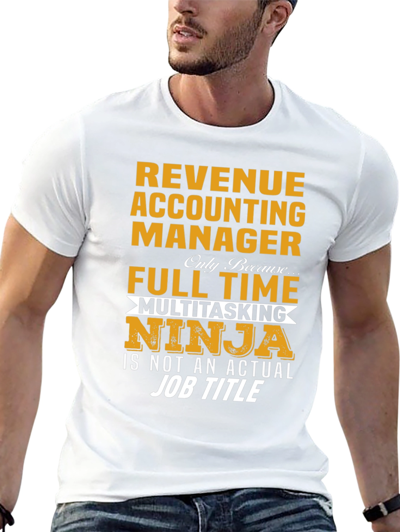 Black Revenue Accounting Manager Multitasking Ninja T-Shirt view 13