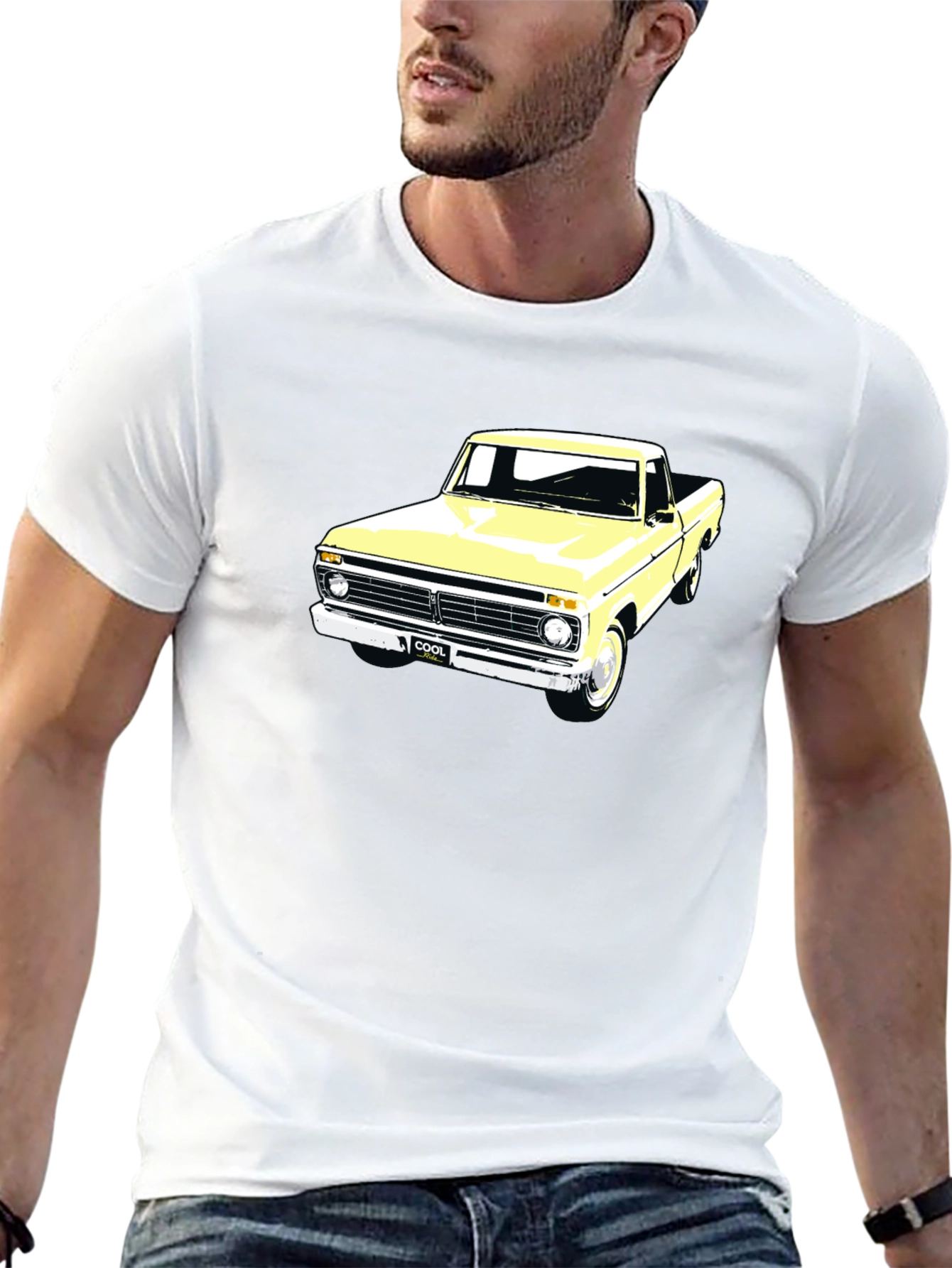 Black Classic Truck Graphic Tee - Cool Vintage Style view 13