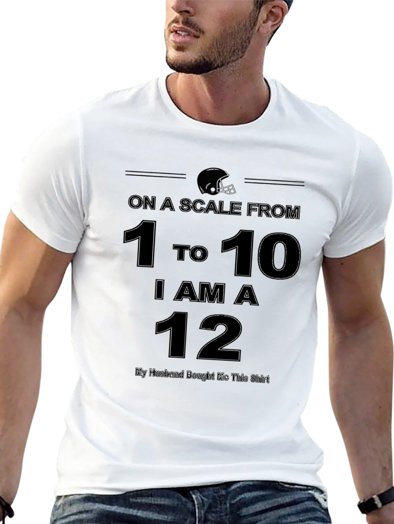 Black Funny "I'm a 12" T-Shirt - Football Lover Gift view 13