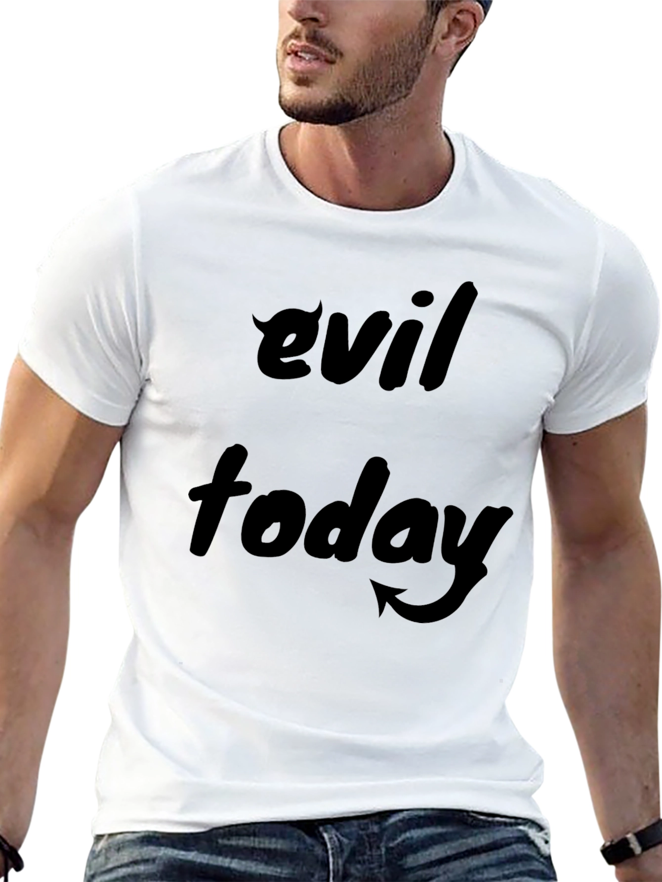 Black Evil Today Black T-Shirt view 13
