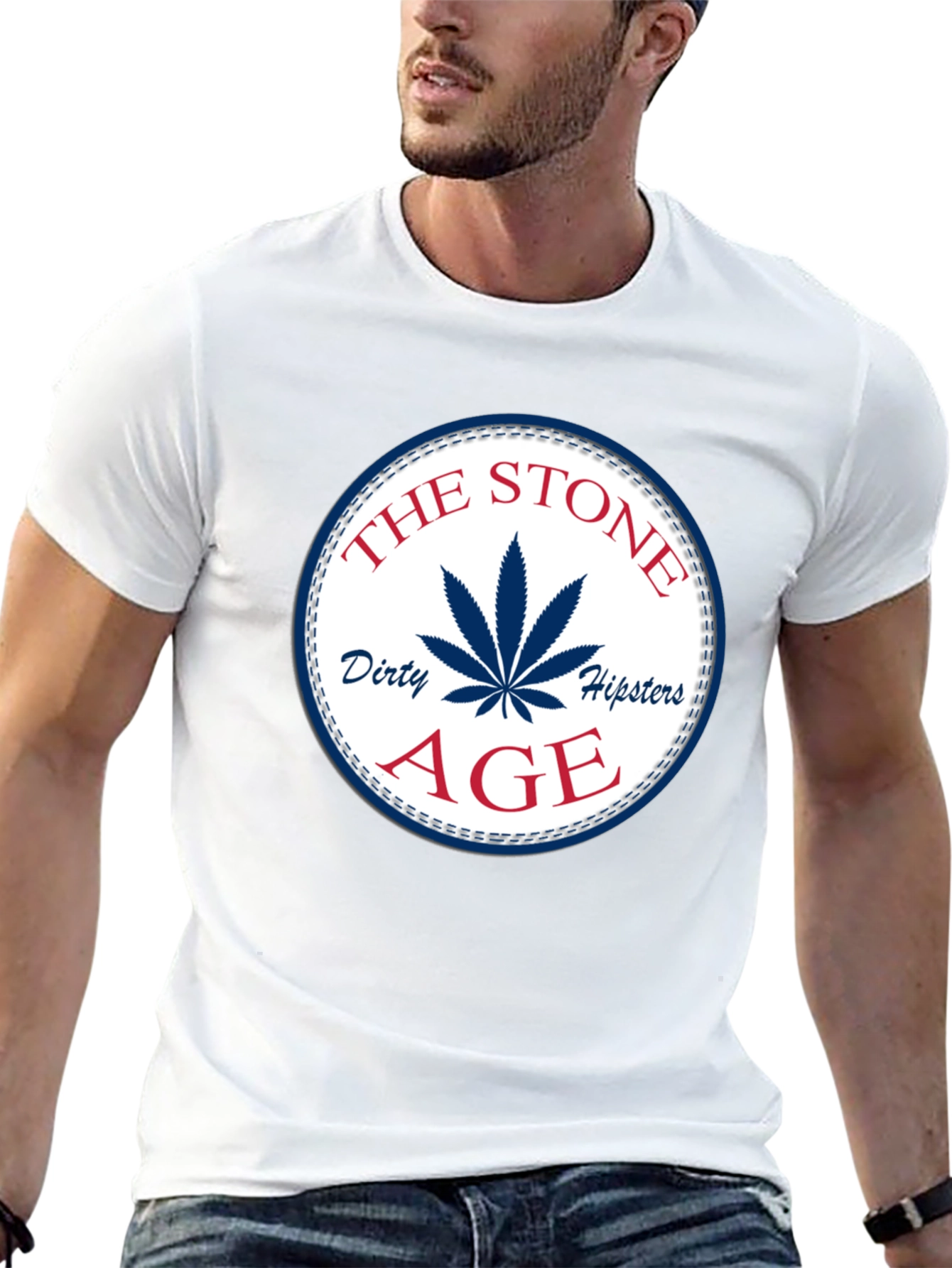 Black The Stone Age Dirty Hipsters Graphic Tee view 13