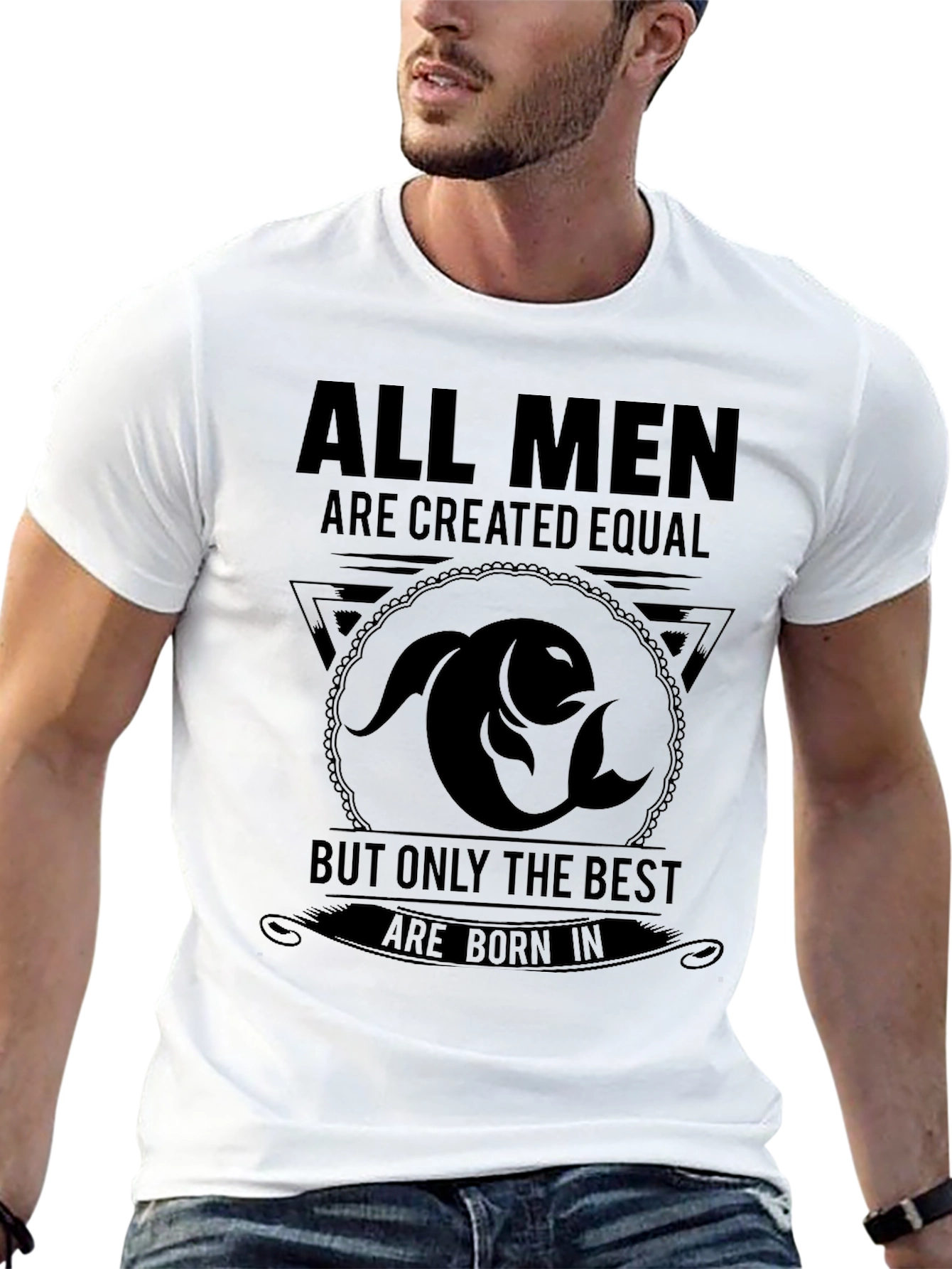 Black All Men Are Created Equal Graphic Tee view 13