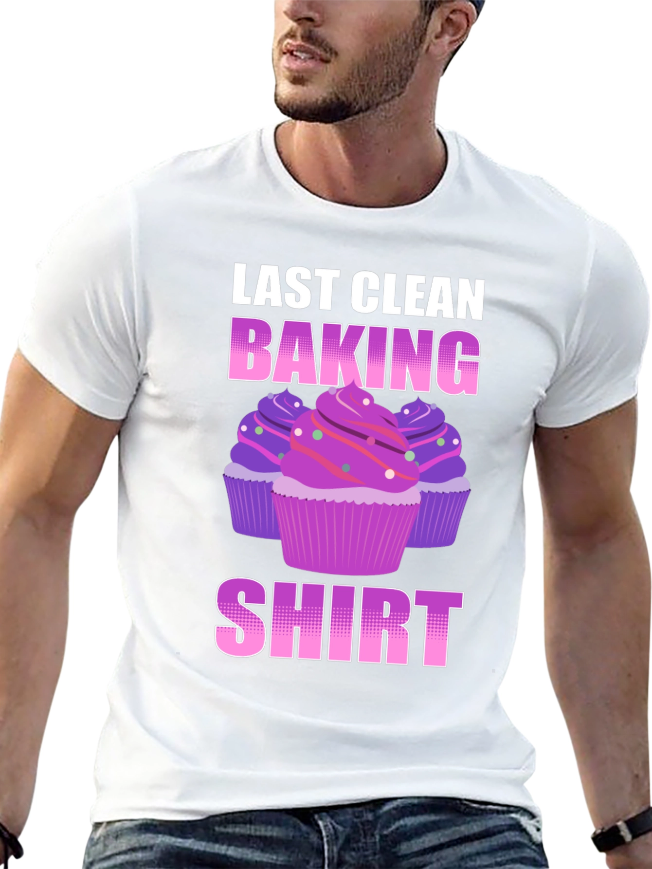 Black Last Clean Baking Shirt - Cupcake T-Shirt view 13