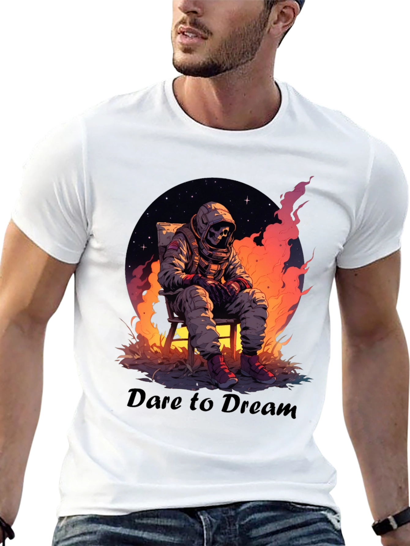 Black Dare to Dream Graphic T-Shirt view 13