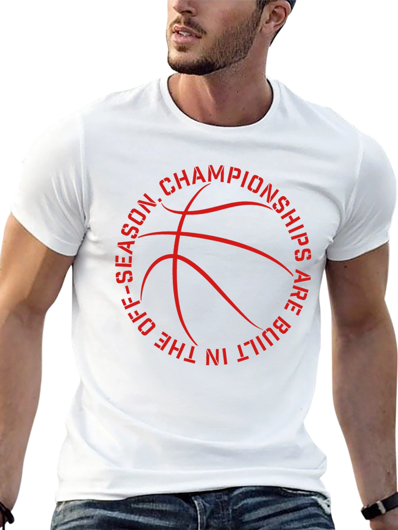 Black Basketball Championships Tee - Off-Season Training view 13
