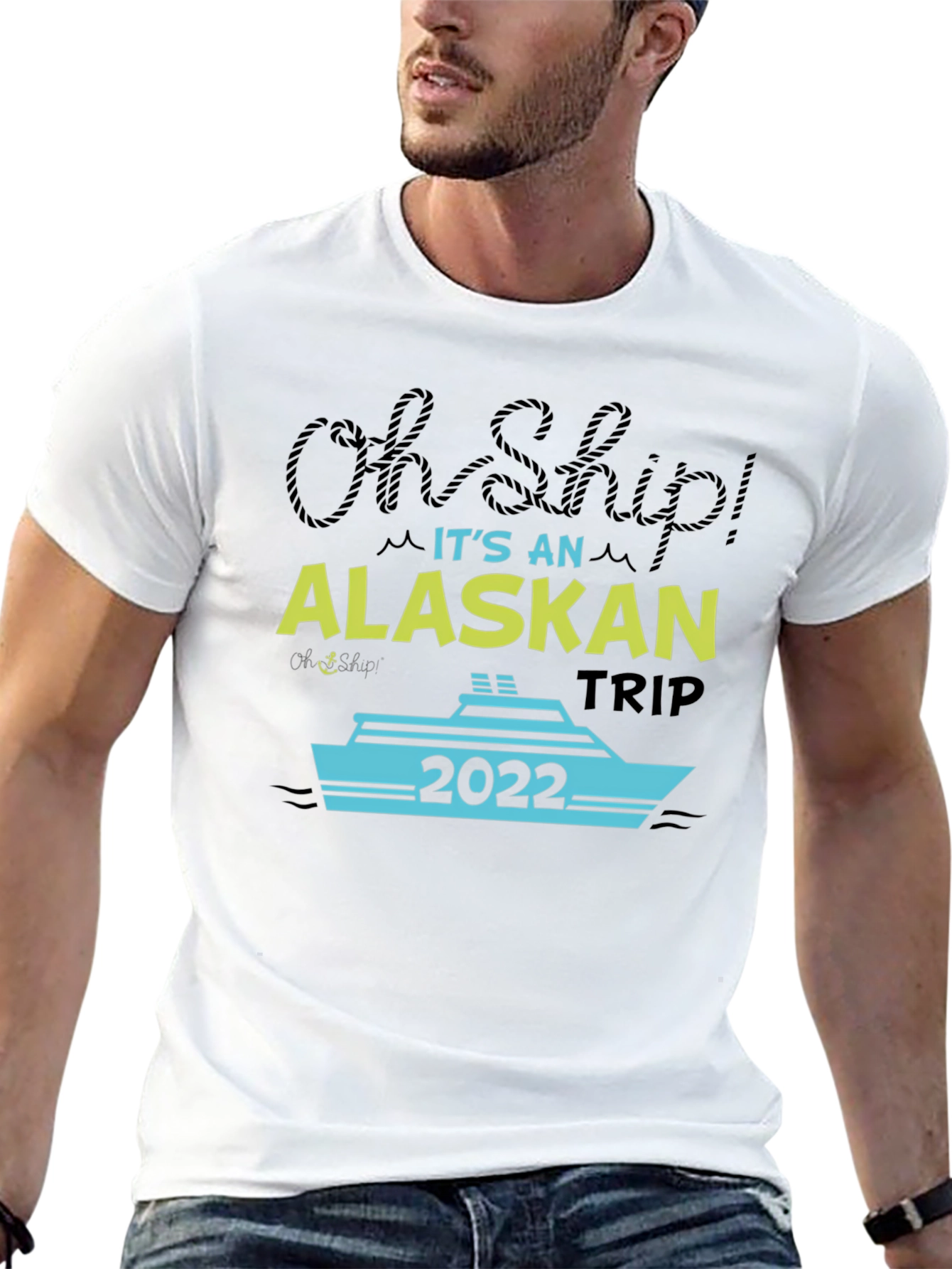 Black Alaskan Trip 2022 Graphic T-Shirt view 13