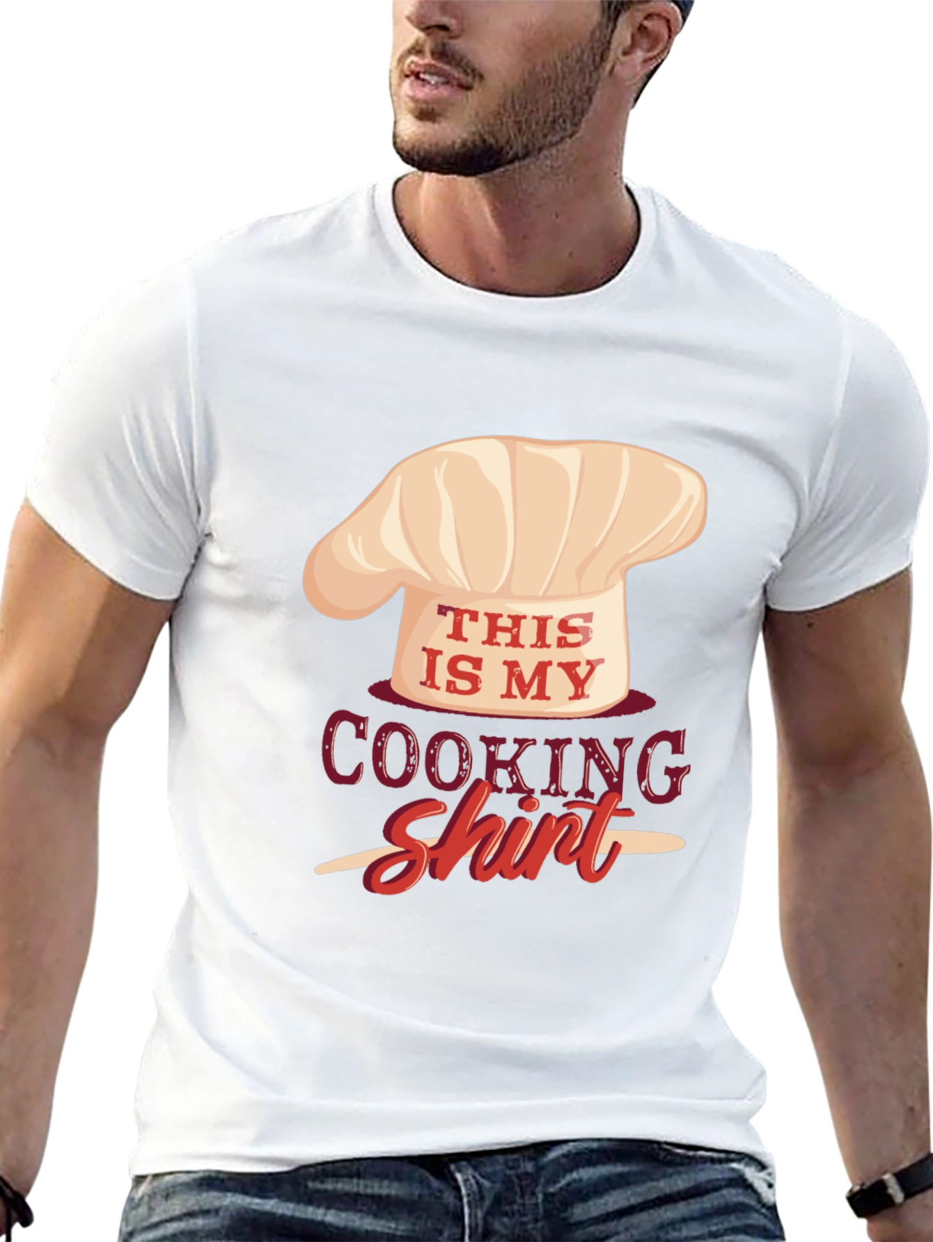 Black This Is My Cooking Shirt - Chef Hat Graphic Tee view 13