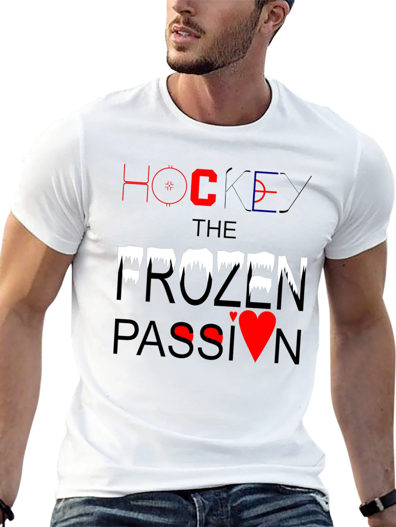Black Hockey Frozen Passion T-Shirt view 13