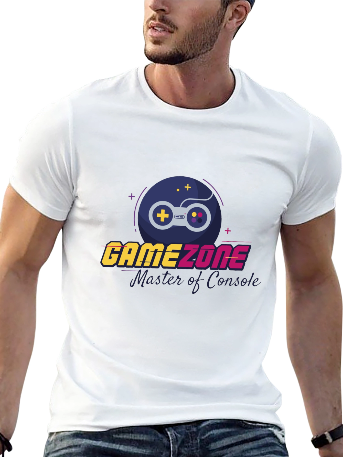 Black Game Zone T-Shirt - Gamer Style view 13