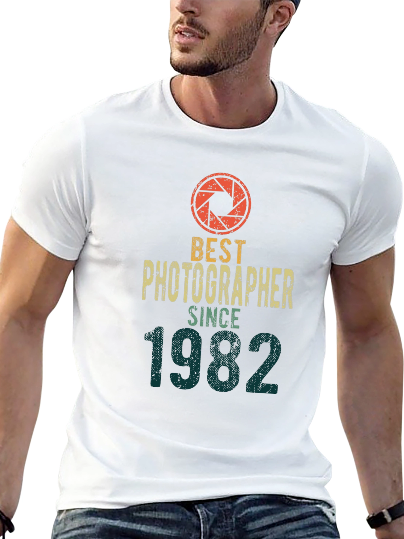 Black Best Photographer Since 1982 Black T-Shirt view 13