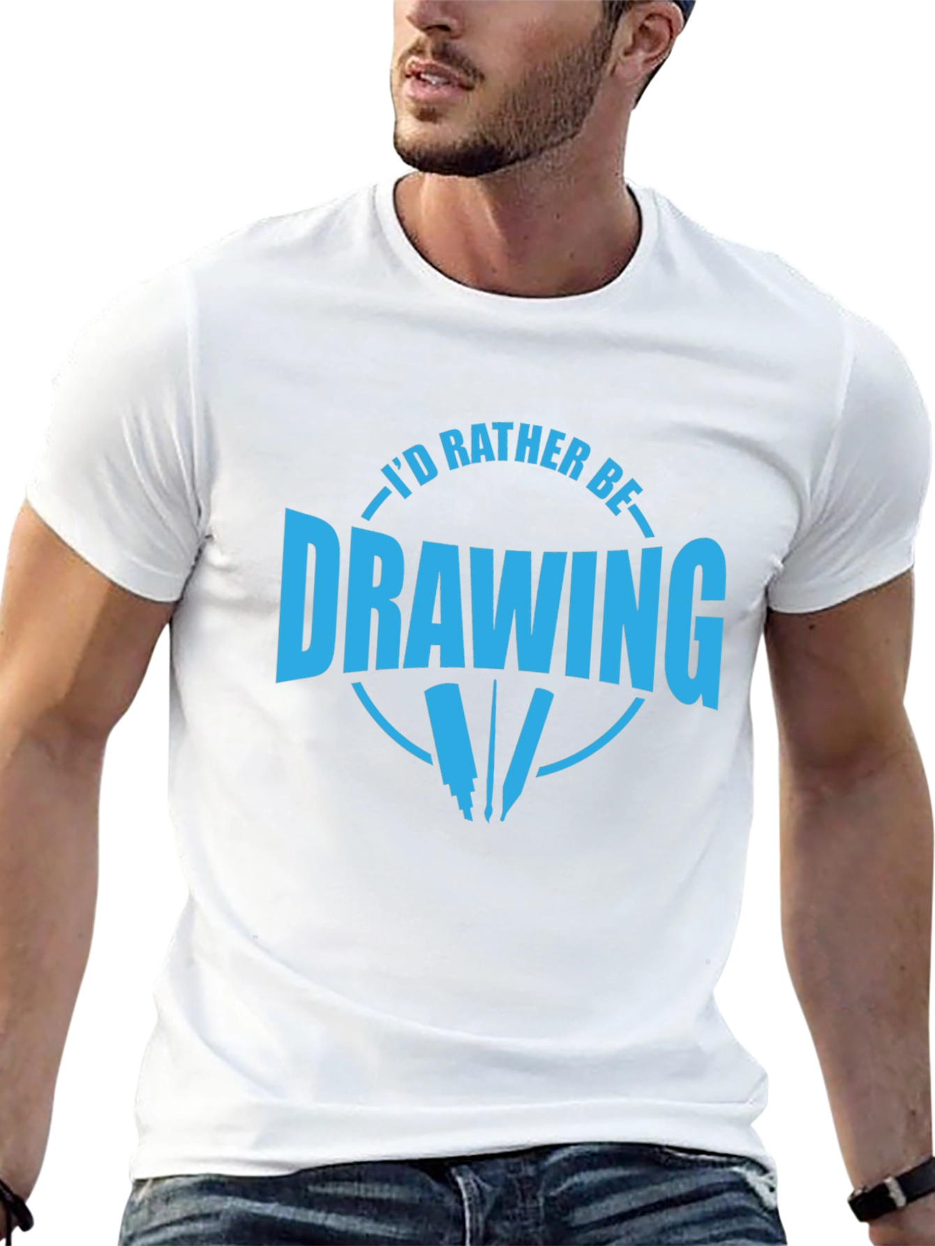 I'd Rather Be Drawing T-Shirt - 13