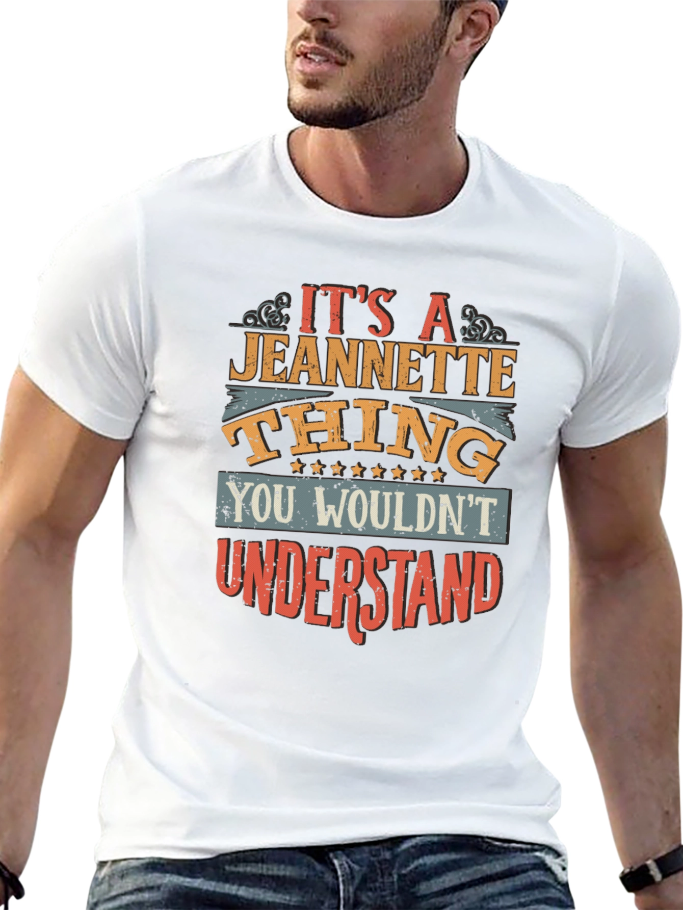 Black It's a Jeanette Thing T-Shirt view 13