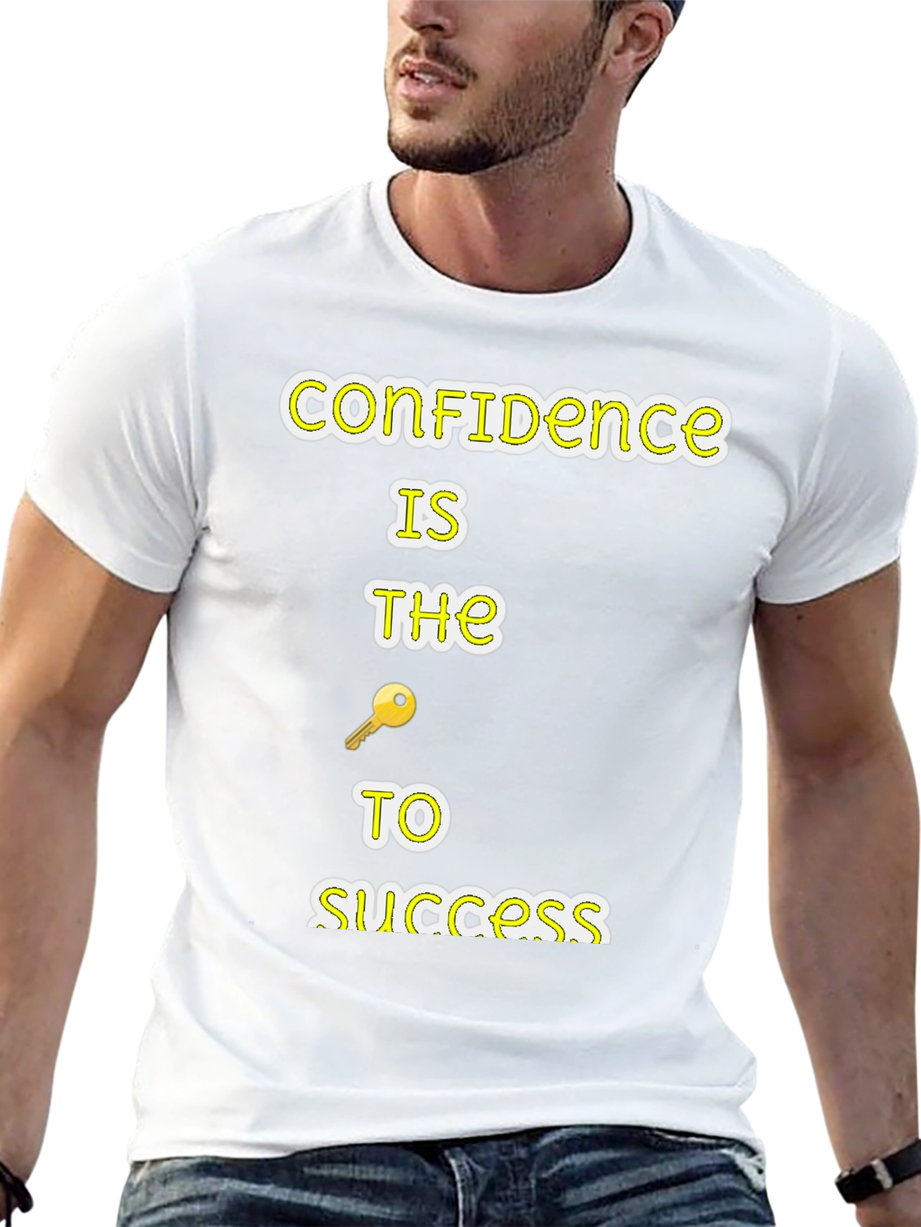 Black Confidence is Key T-Shirt view 13
