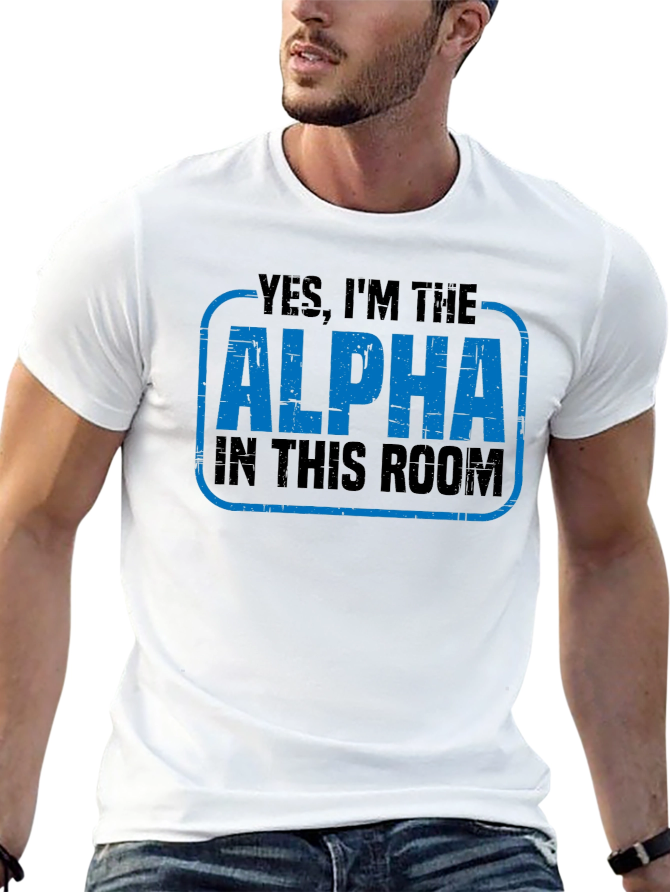 Black Alpha In This Room Graphic T-Shirt view 13