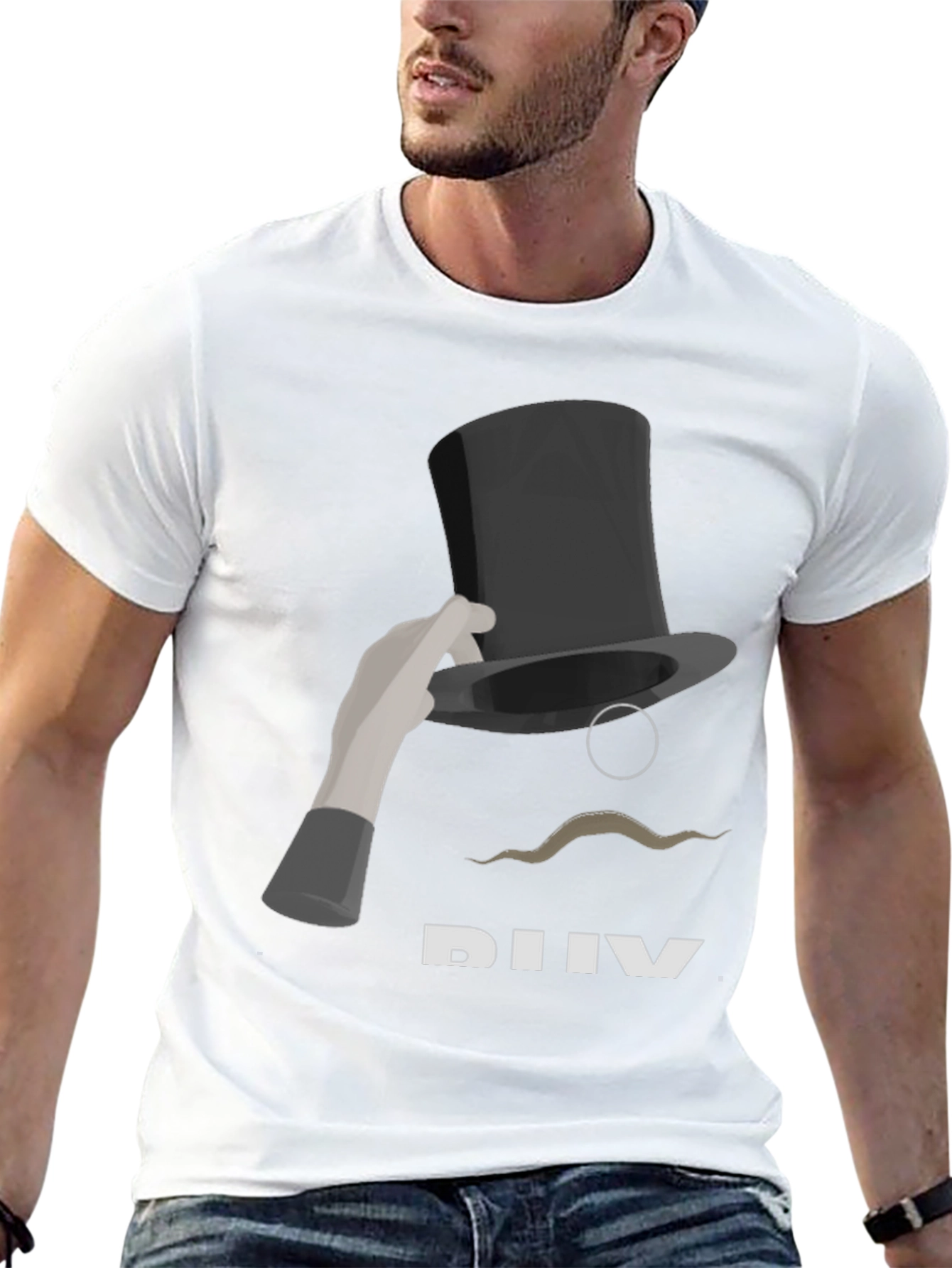 Black Magic Trick Graphic Tee - Black view 13