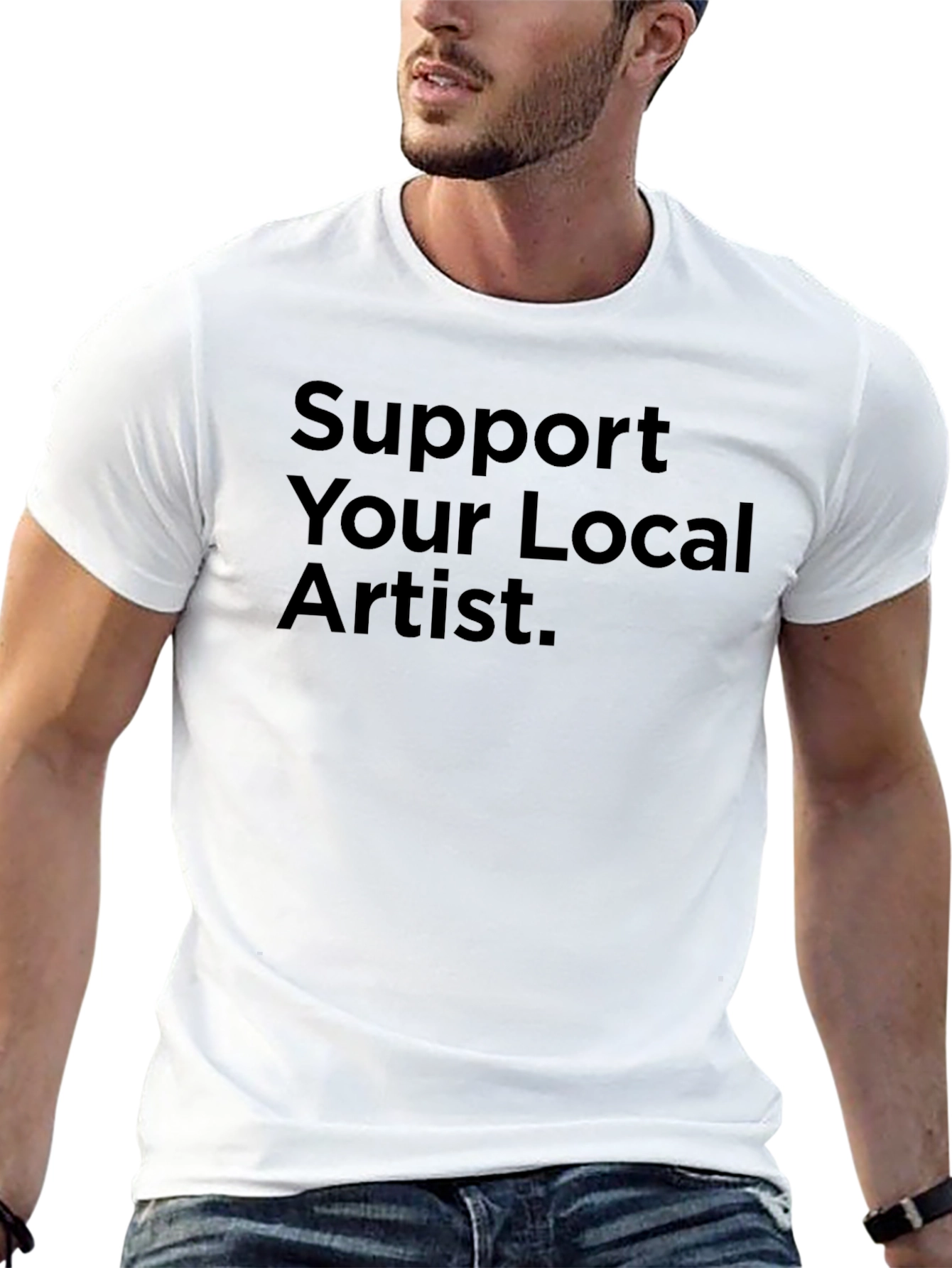 Support Your Local Artist Graphic T-Shirt - 13