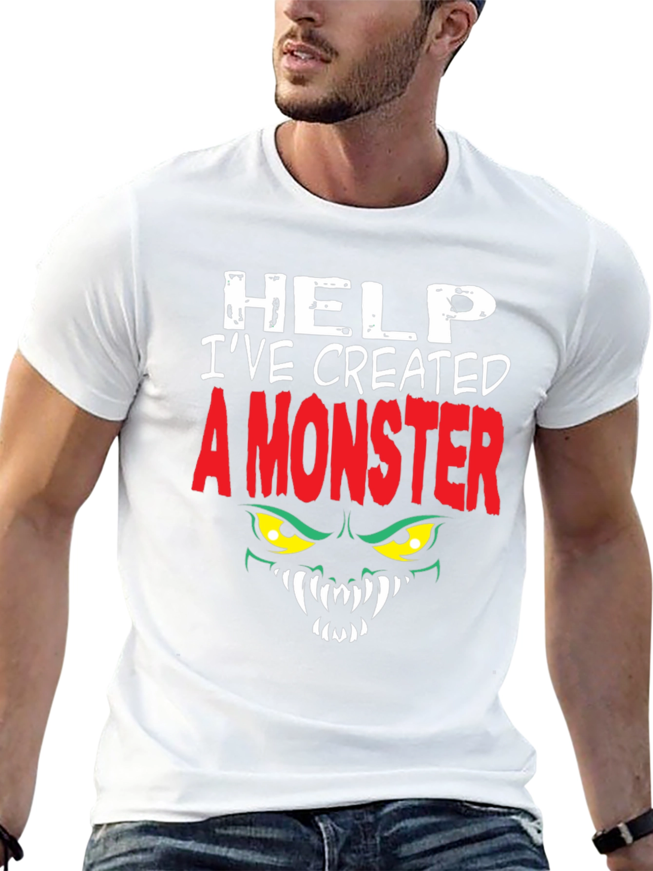 Black Monster Graphic T-Shirt view 13