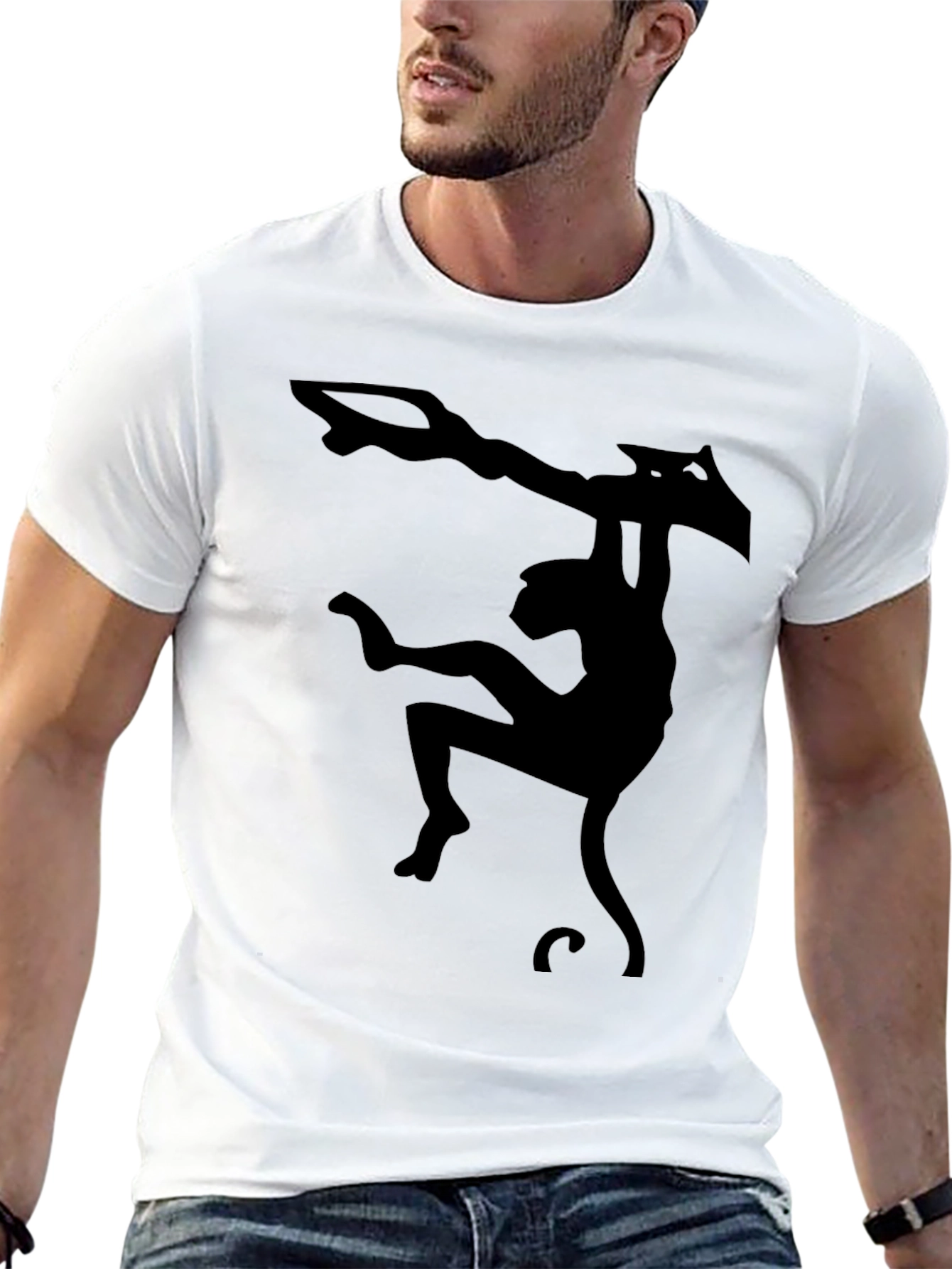 Black Monkey Bar Silhouette Graphic Tee - Black view 13