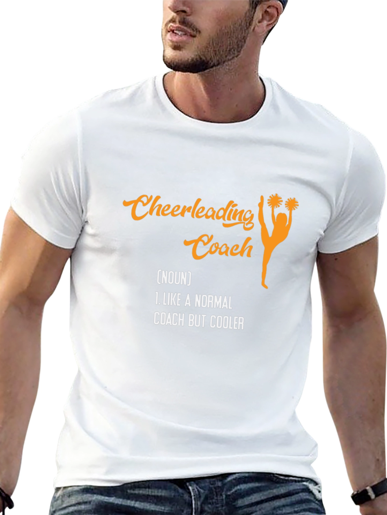 Black Cheerleading Coach T-Shirt - Novelty Gift for Cheer Coaches view 13