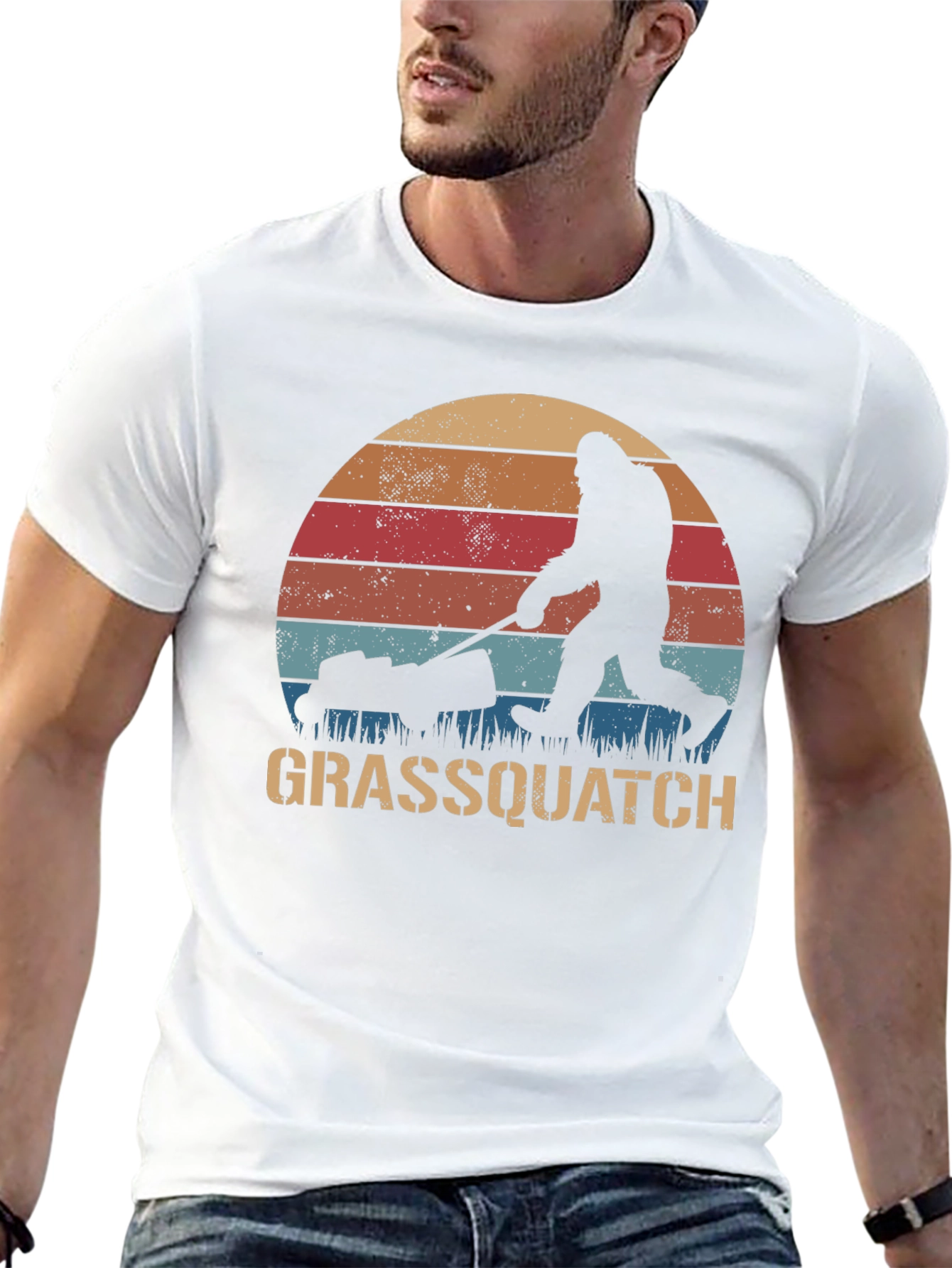 Black Grassquatch Graphic T-Shirt view 13