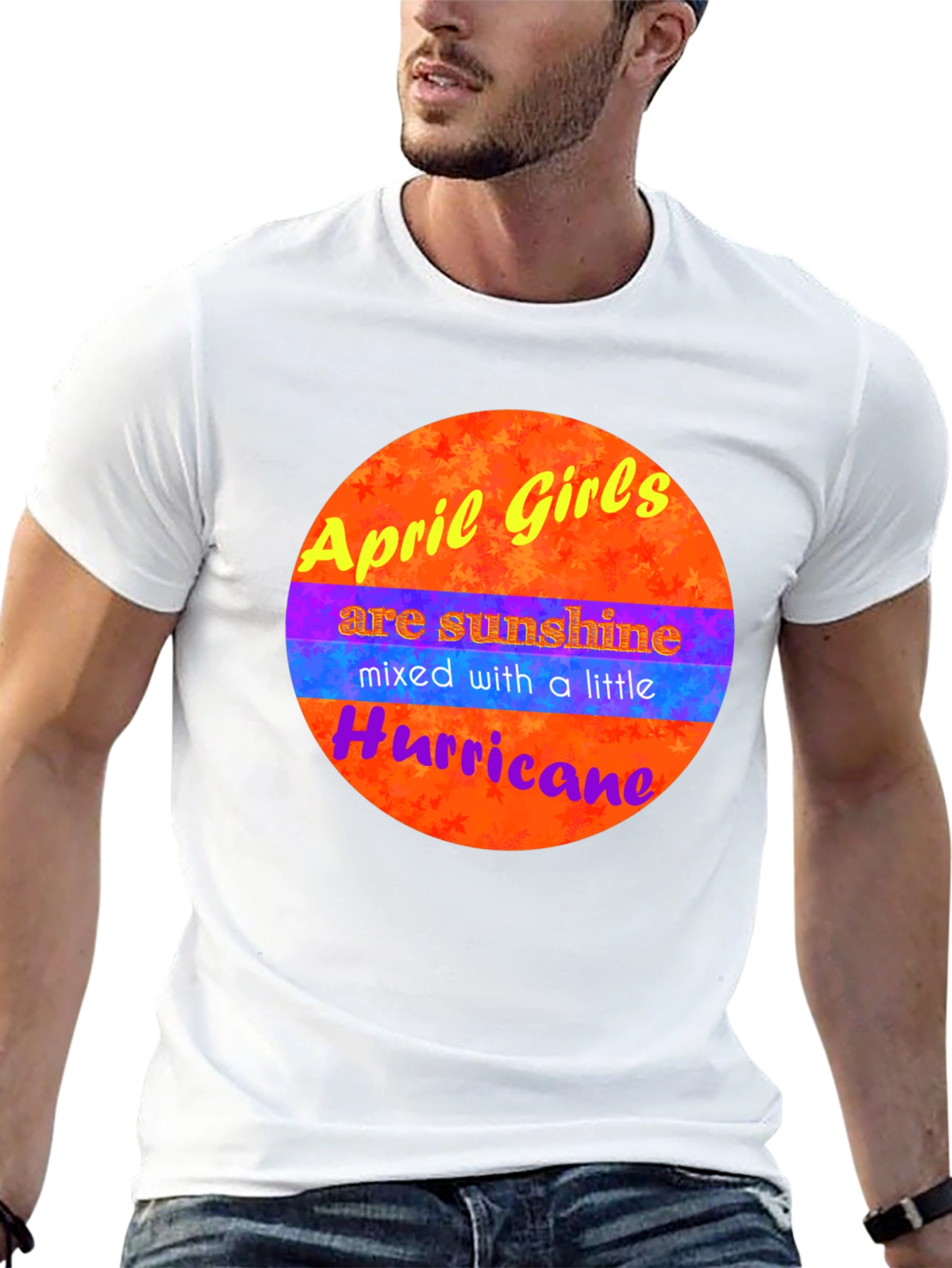Black April Girls Sunshine Hurricane T-Shirt view 13