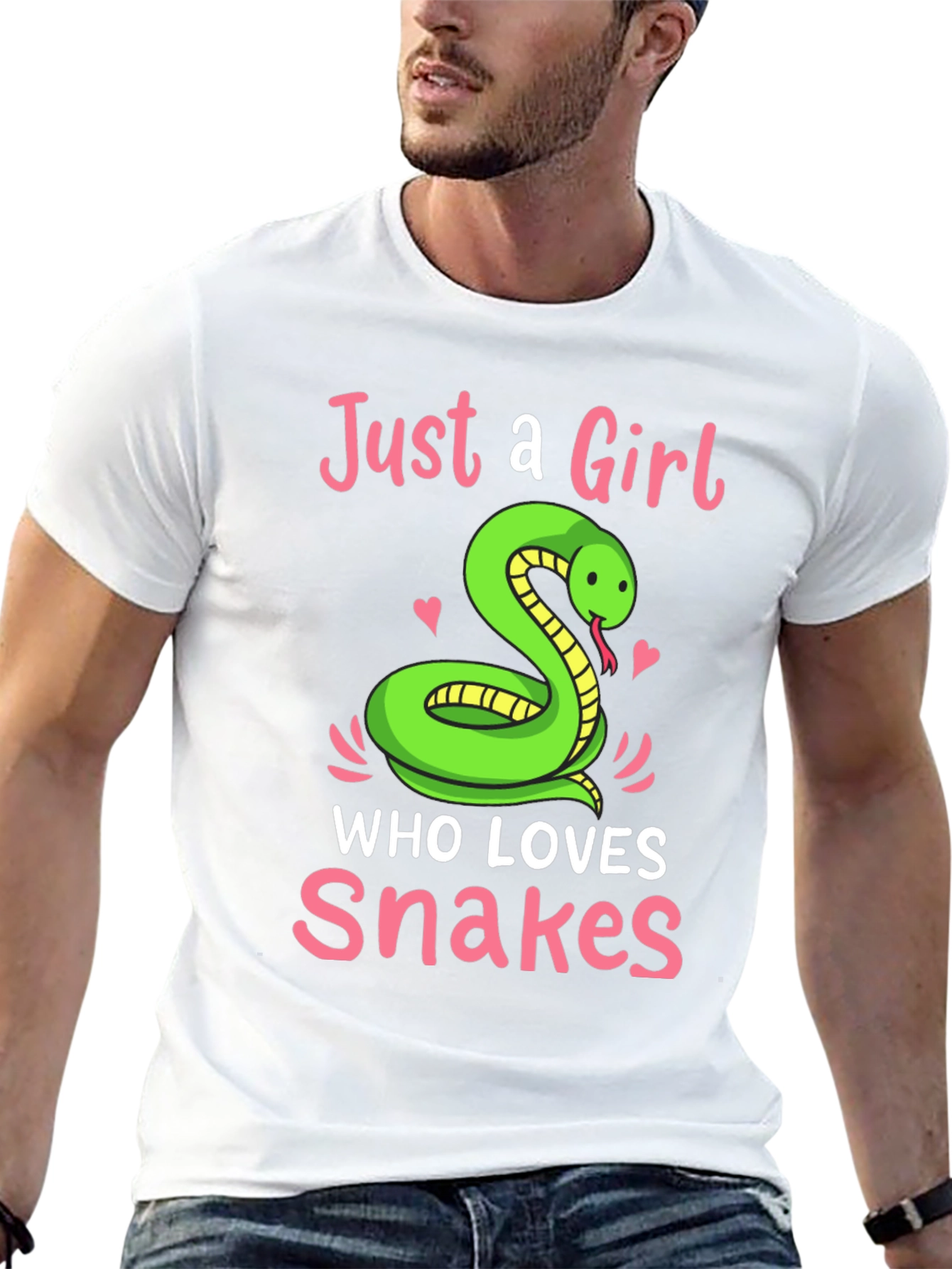 Just a Girl Who Loves Snakes T-Shirt - Snake Lover Gift - 13