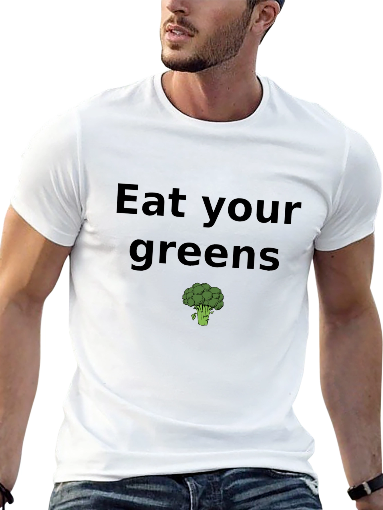Eat Your Greens T-Shirt - Healthy Food Tee - 13