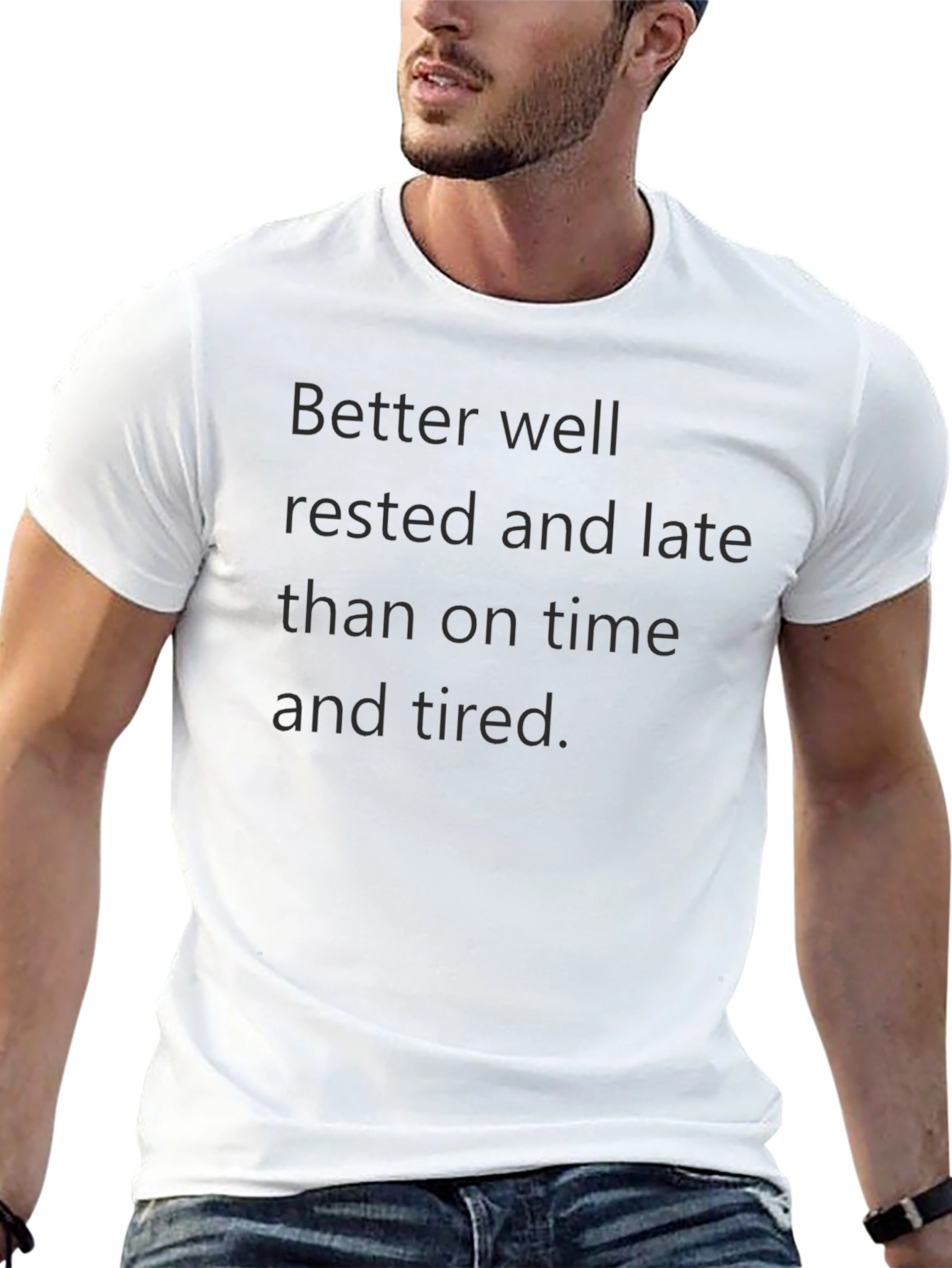 Black Better Well Rested T-Shirt view 13